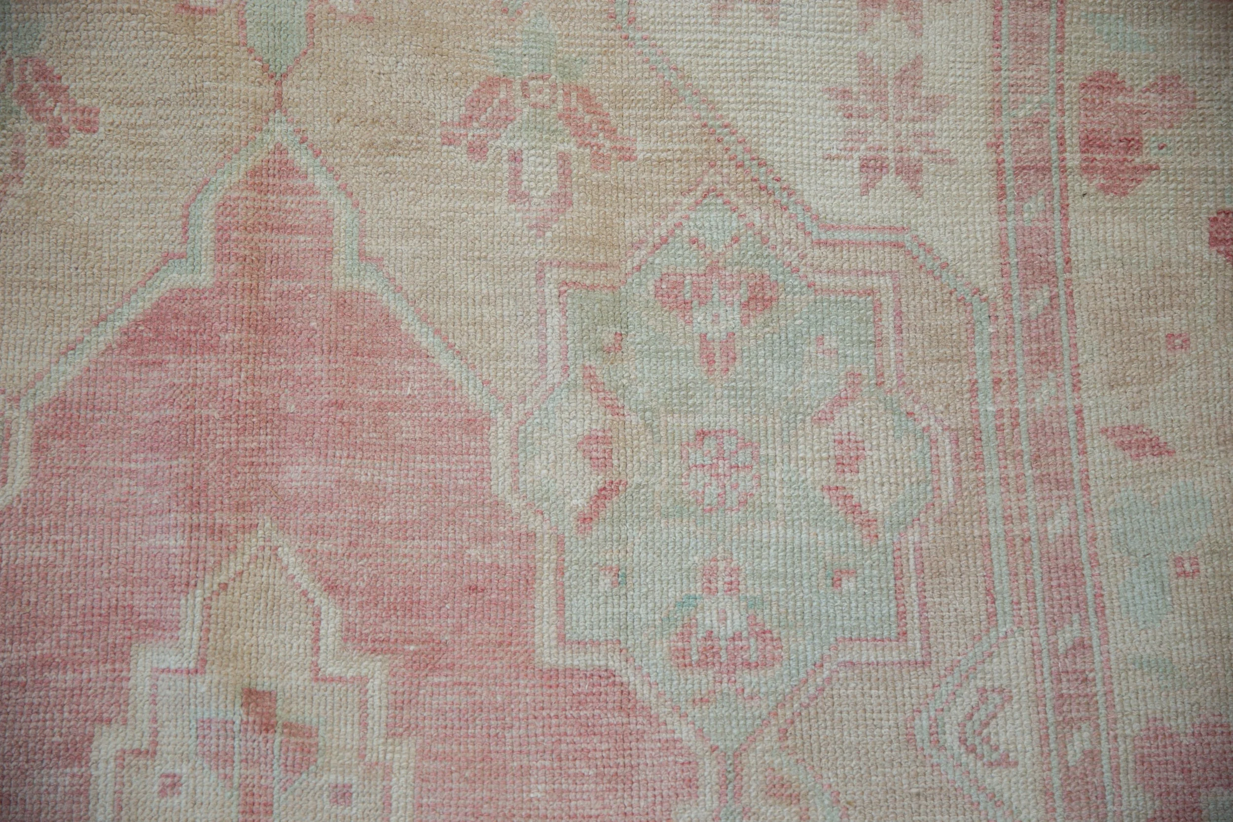 5x12 Vintage Distressed Oushak Rug Runner - Image 3