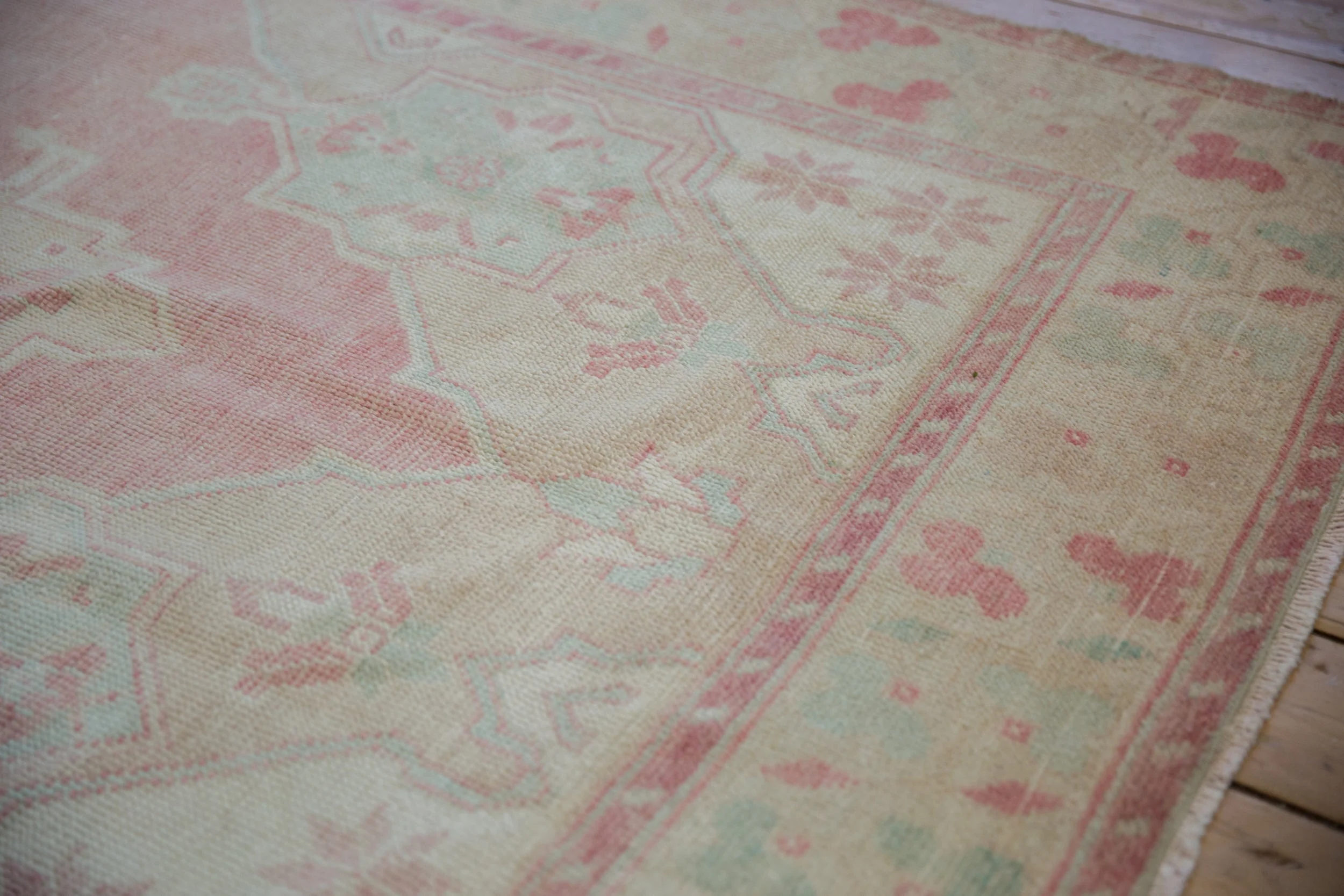 5x12 Vintage Distressed Oushak Rug Runner - Image 5