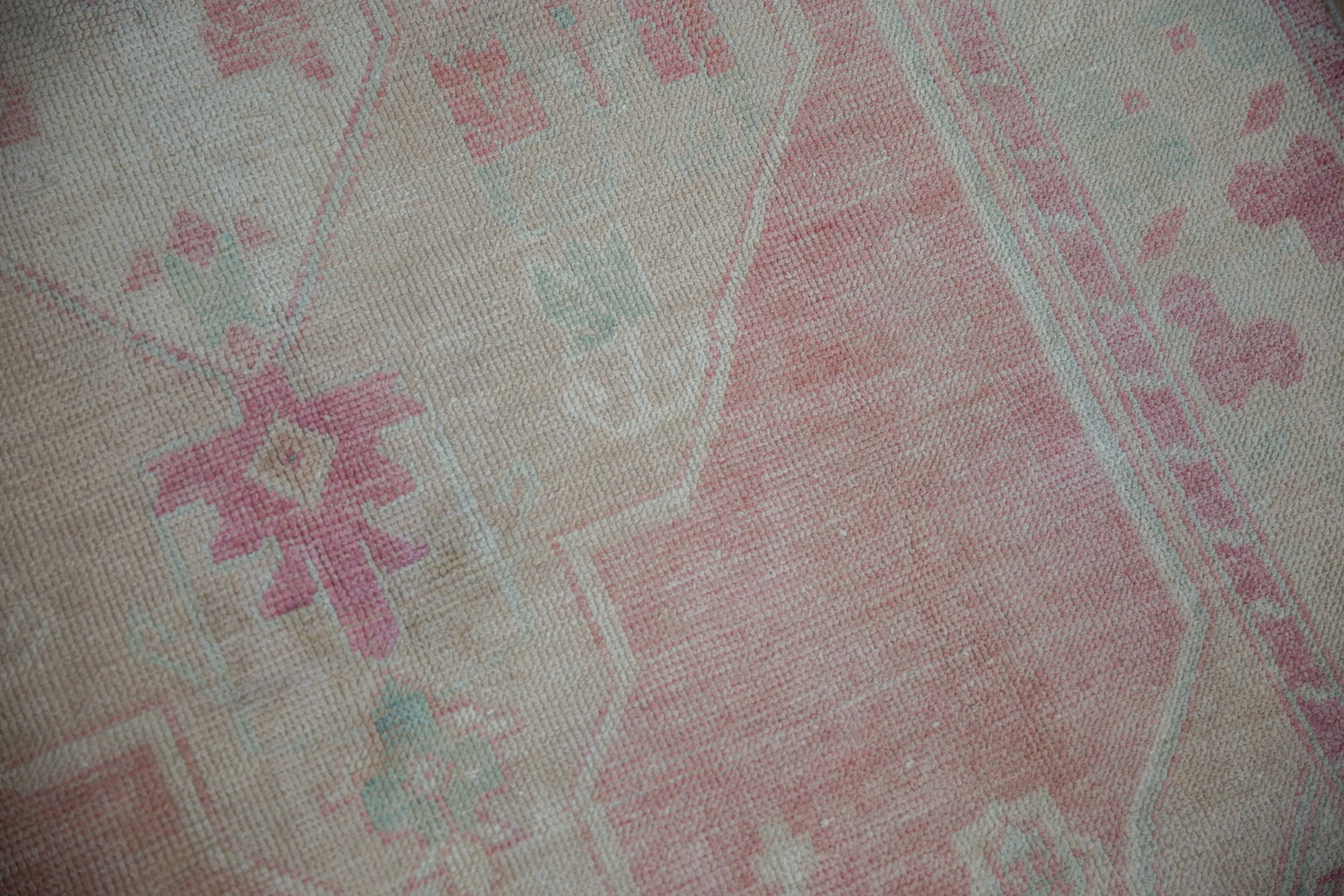 5x12 Vintage Distressed Oushak Rug Runner - Image 6
