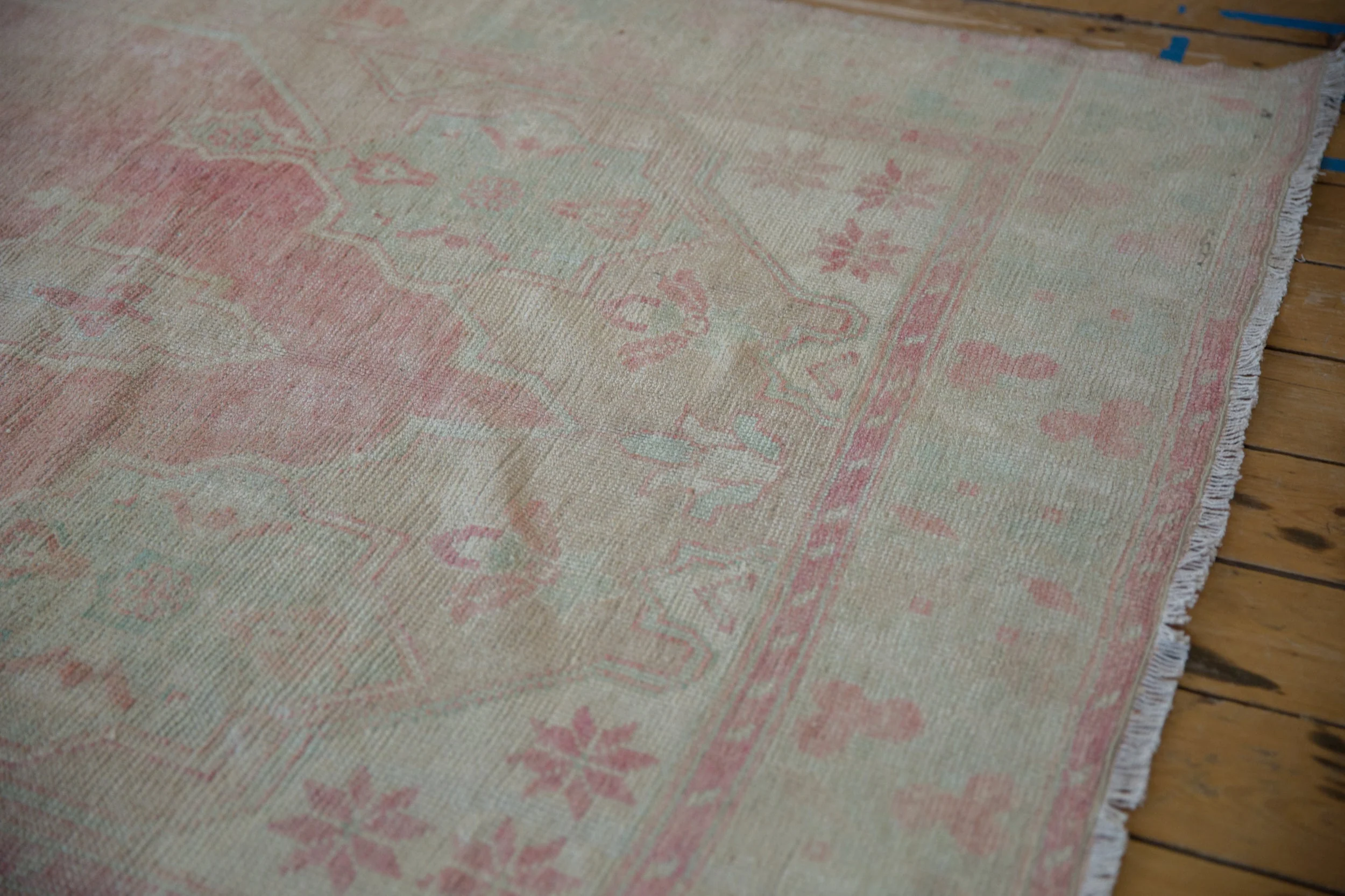 5x12 Vintage Distressed Oushak Rug Runner - Image 8
