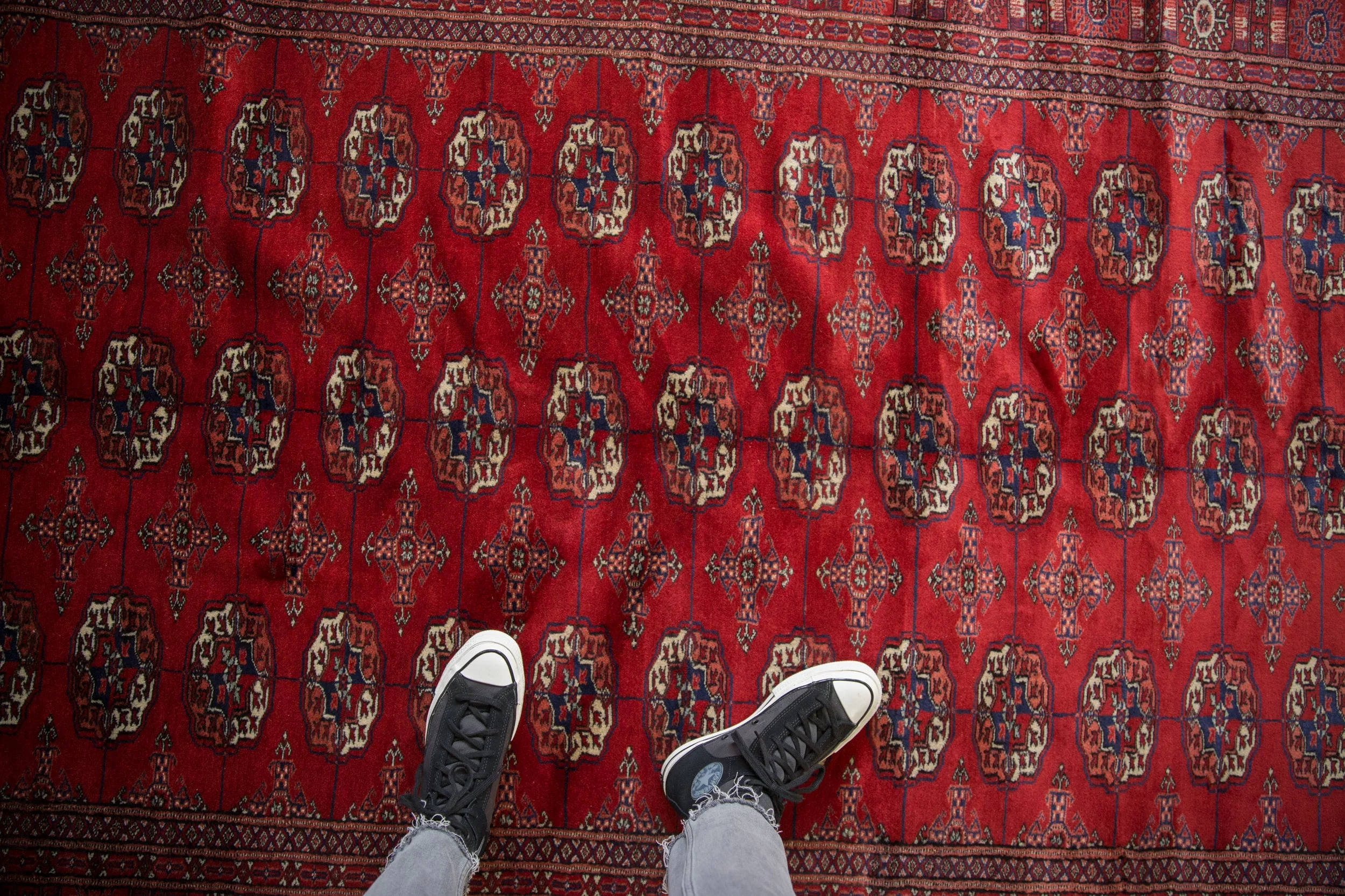 5x12 Vintage Fine Bokhara Rug Runner - Image 2