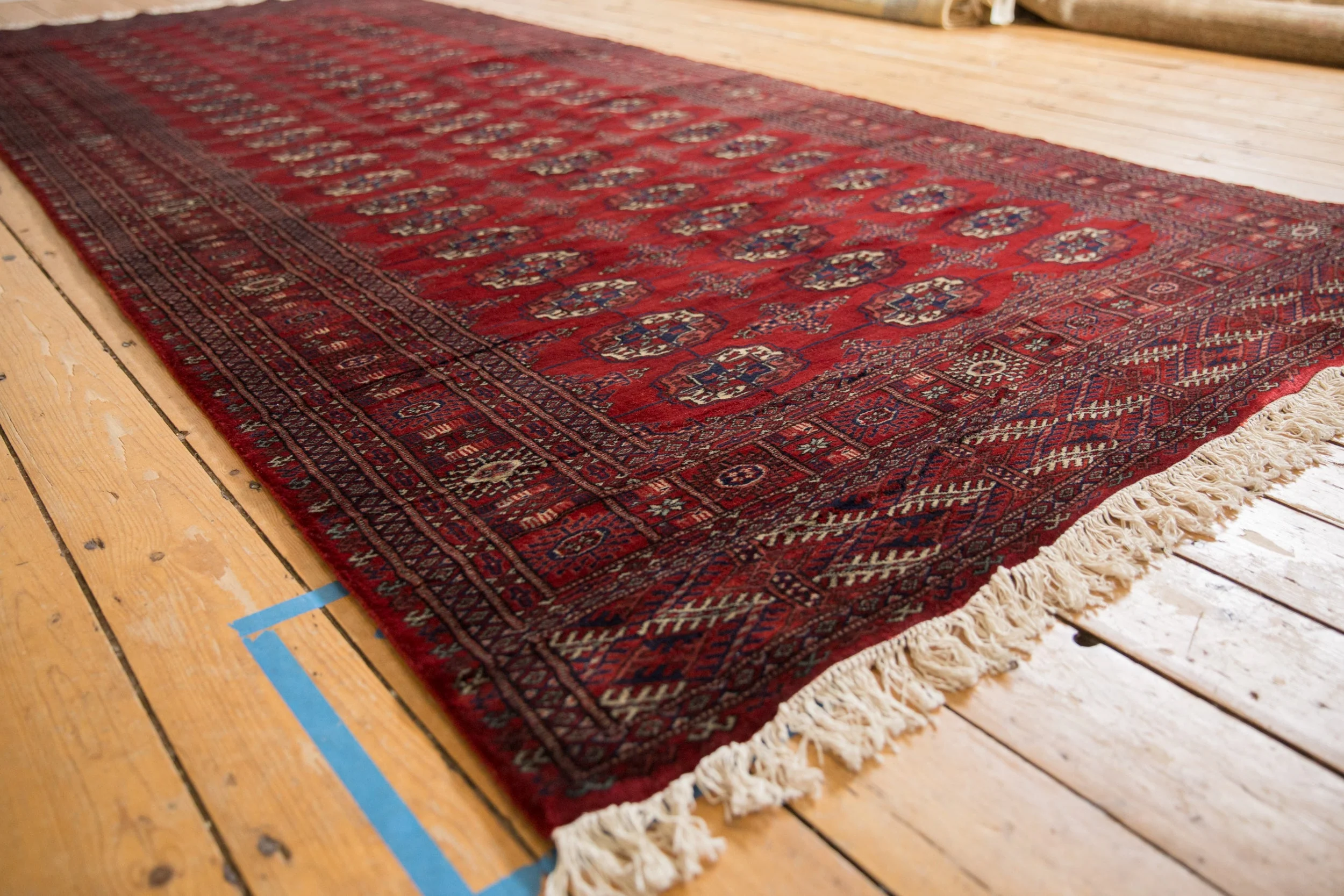 5x12 Vintage Fine Bokhara Rug Runner - Image 3