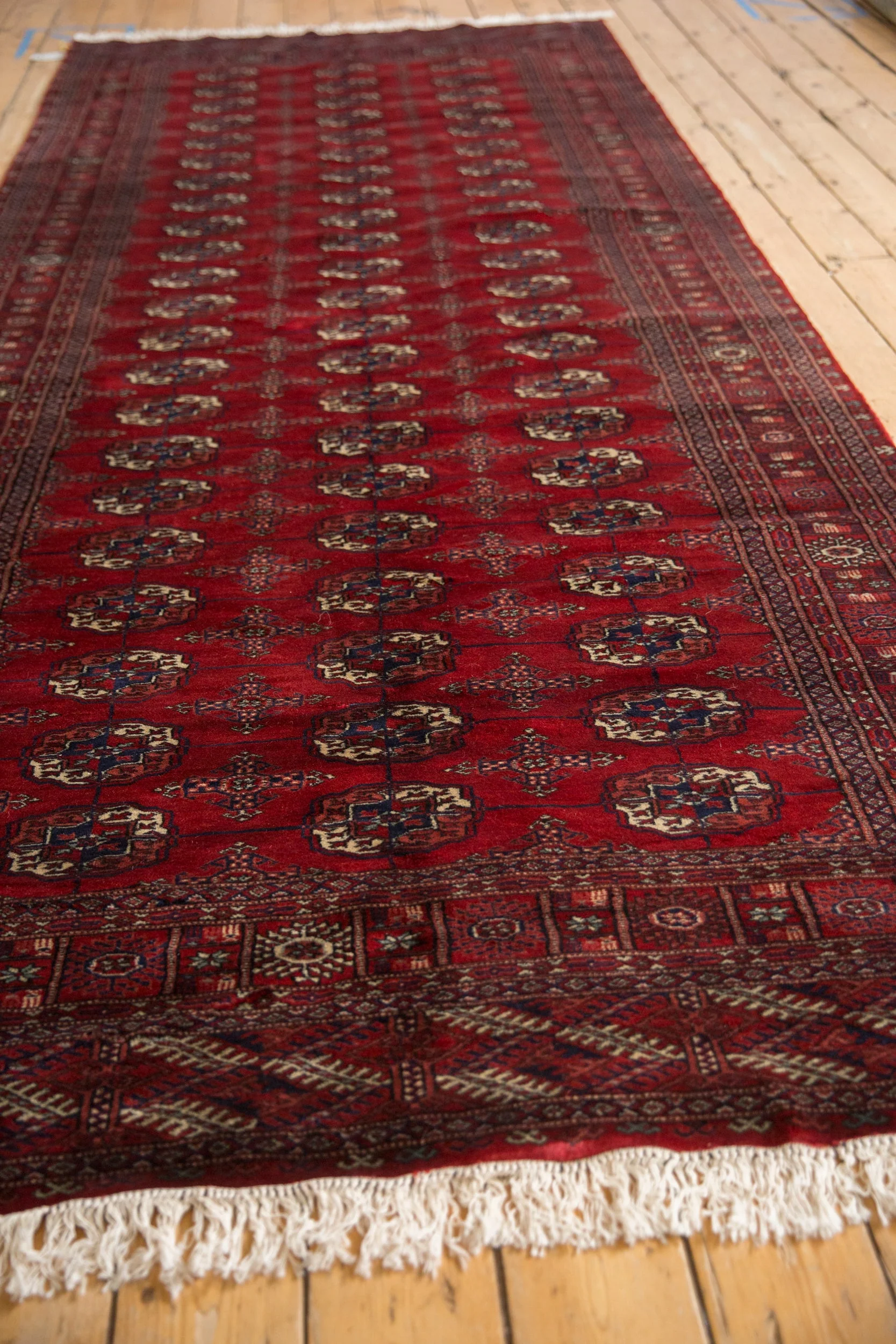 5x12 Vintage Fine Bokhara Rug Runner - Image 5