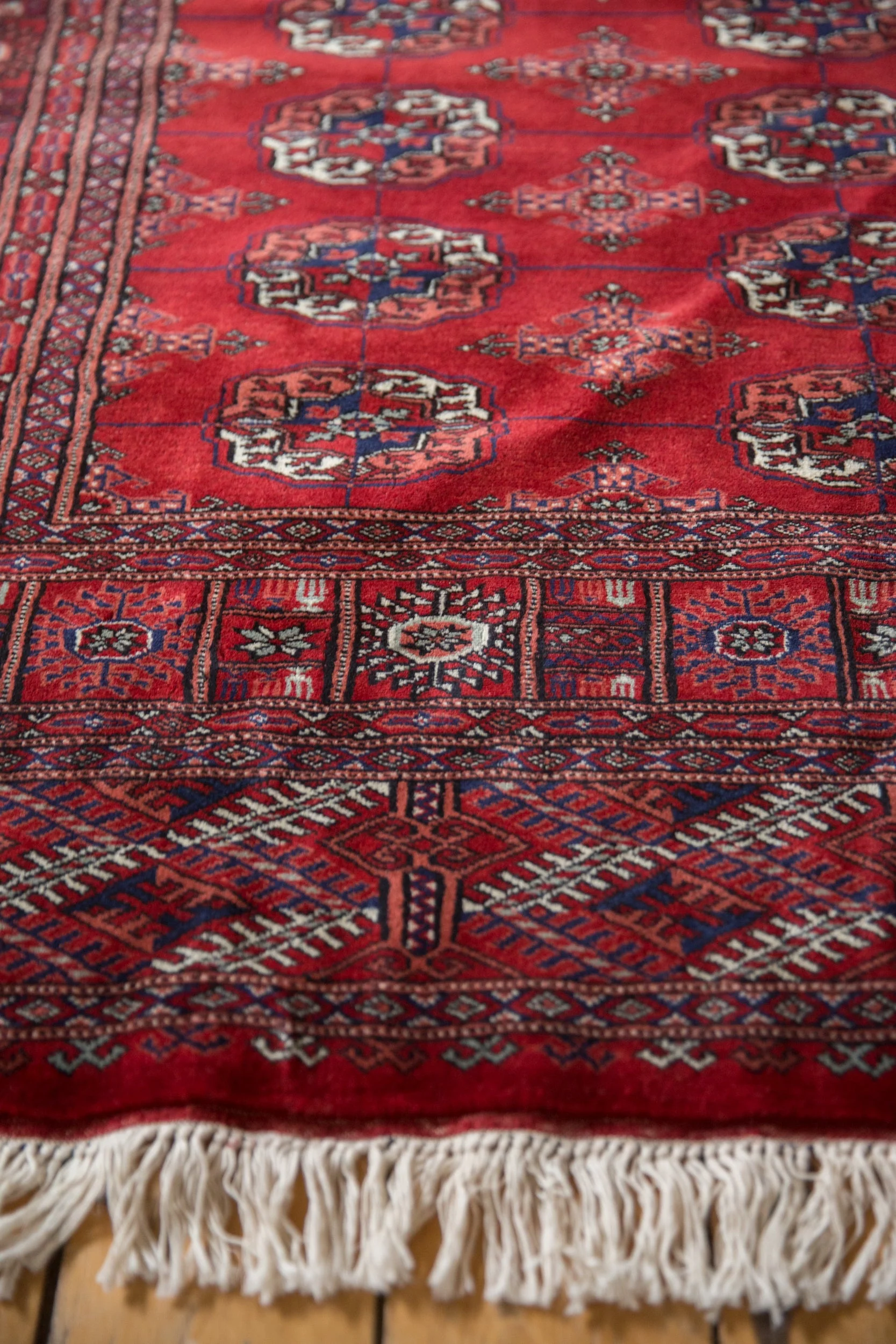 5x12 Vintage Fine Bokhara Rug Runner - Image 7