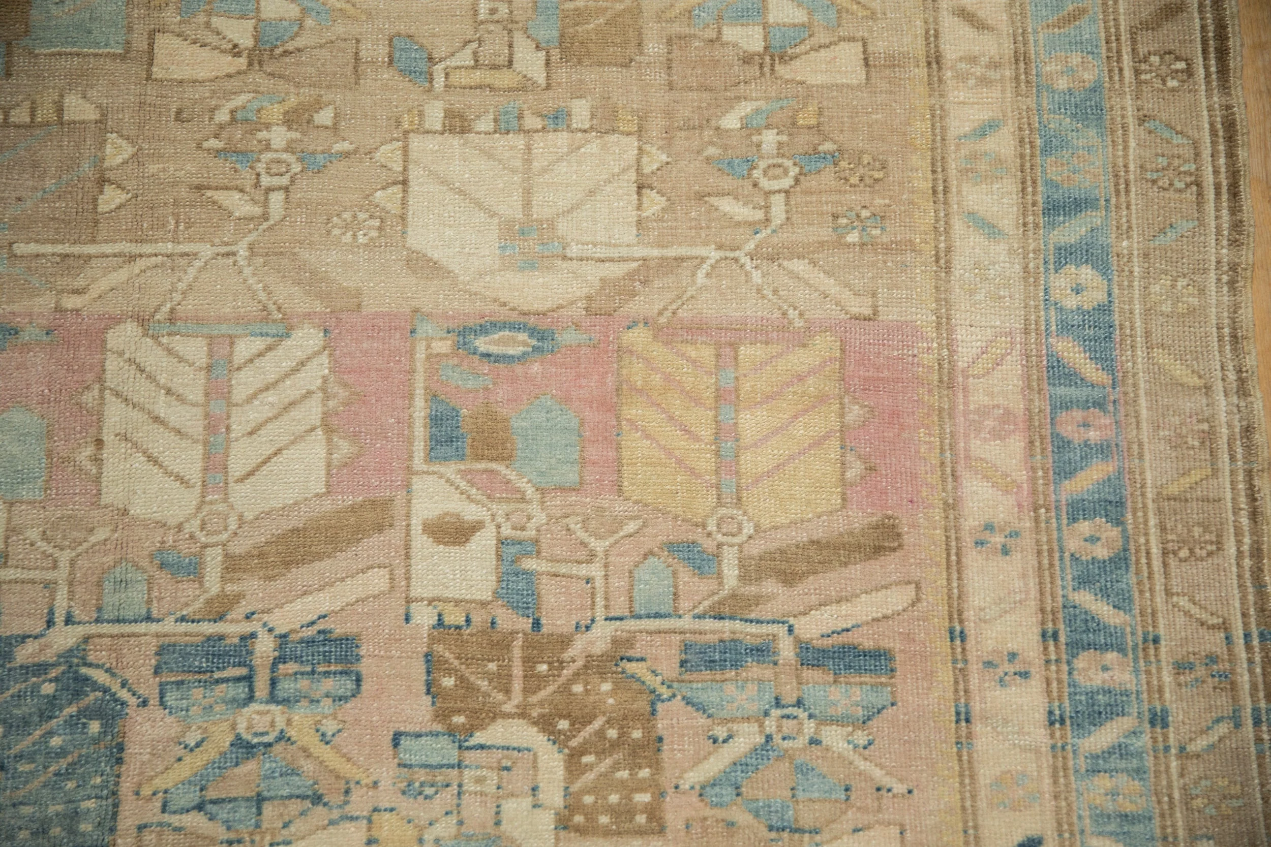 5x13.5 Vintage Distressed Northwest Persian Rug Runner - Image 3