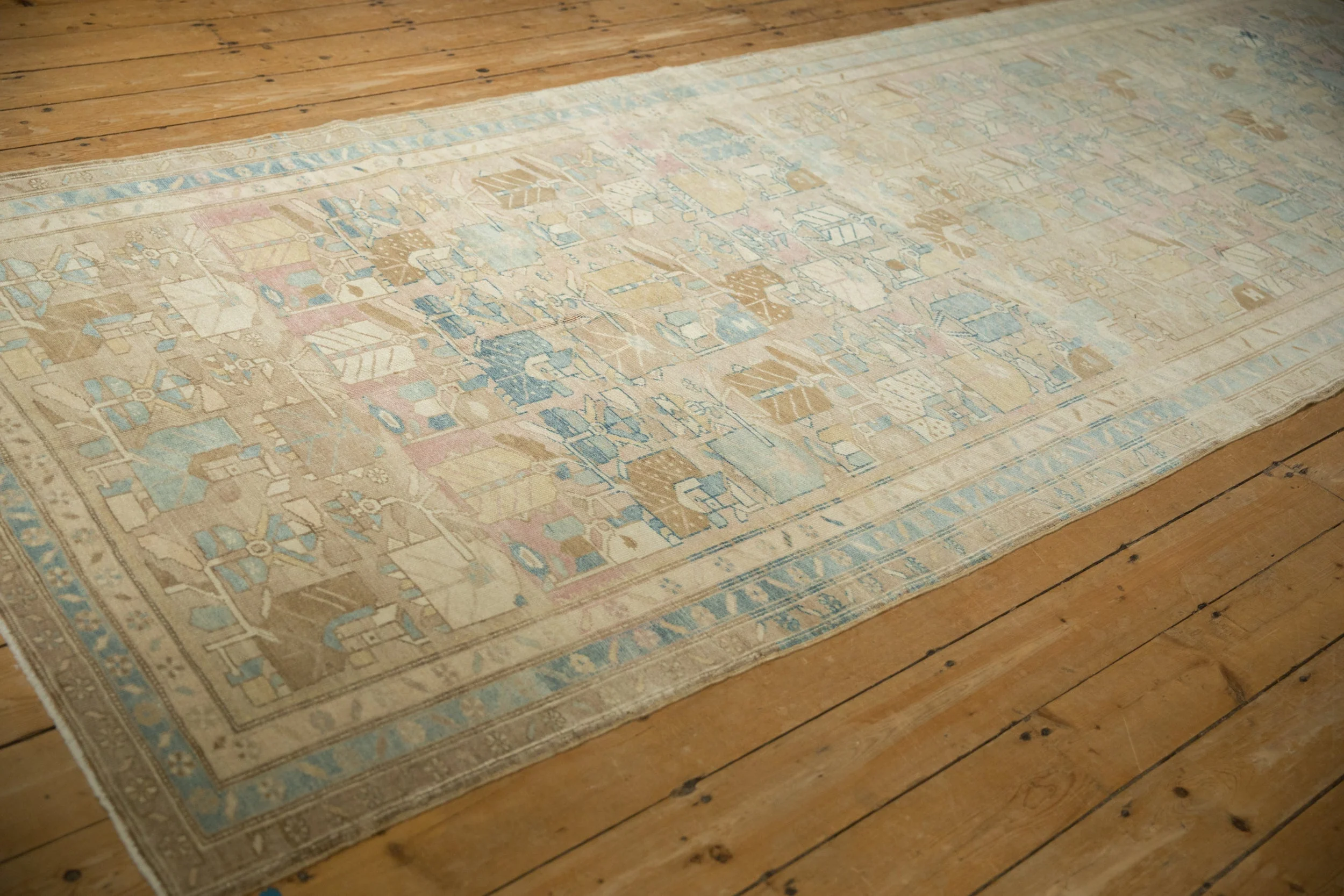 5x13.5 Vintage Distressed Northwest Persian Rug Runner - Image 6