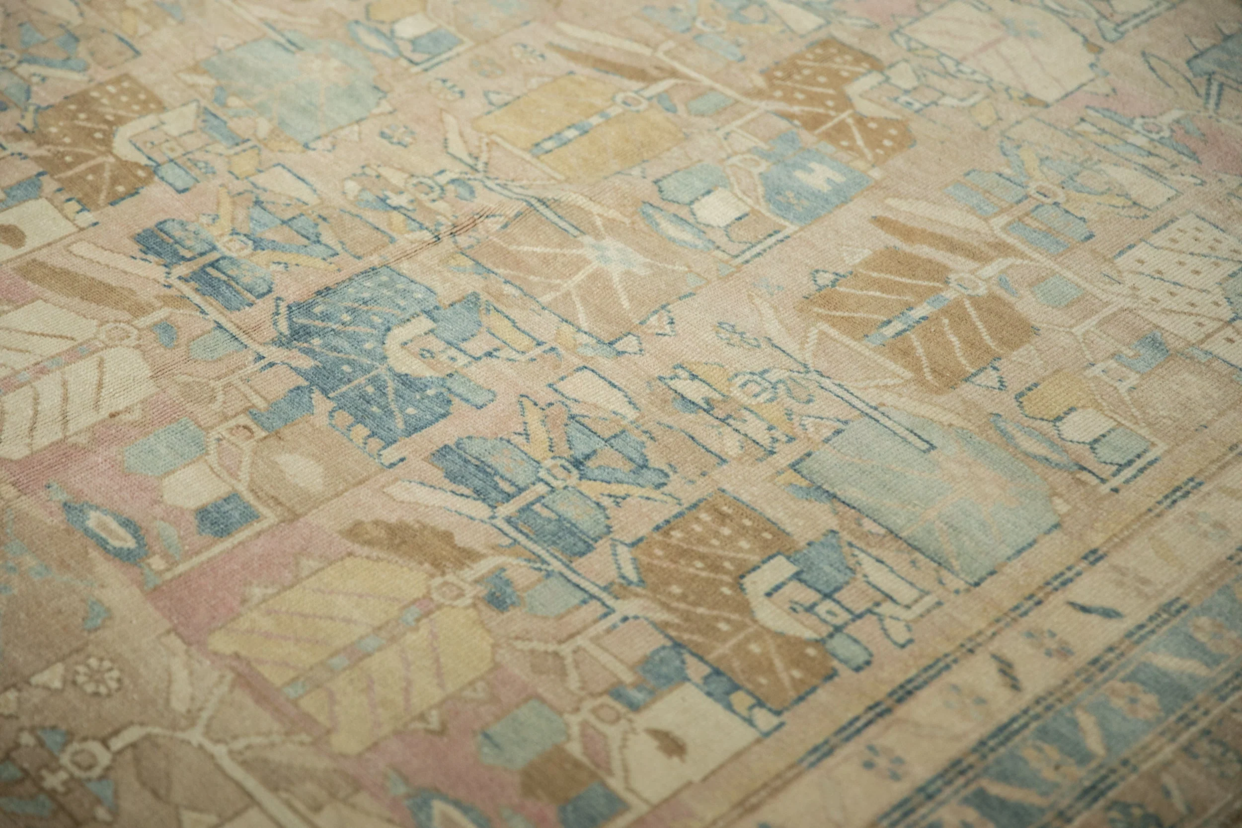 5x13.5 Vintage Distressed Northwest Persian Rug Runner - Image 7