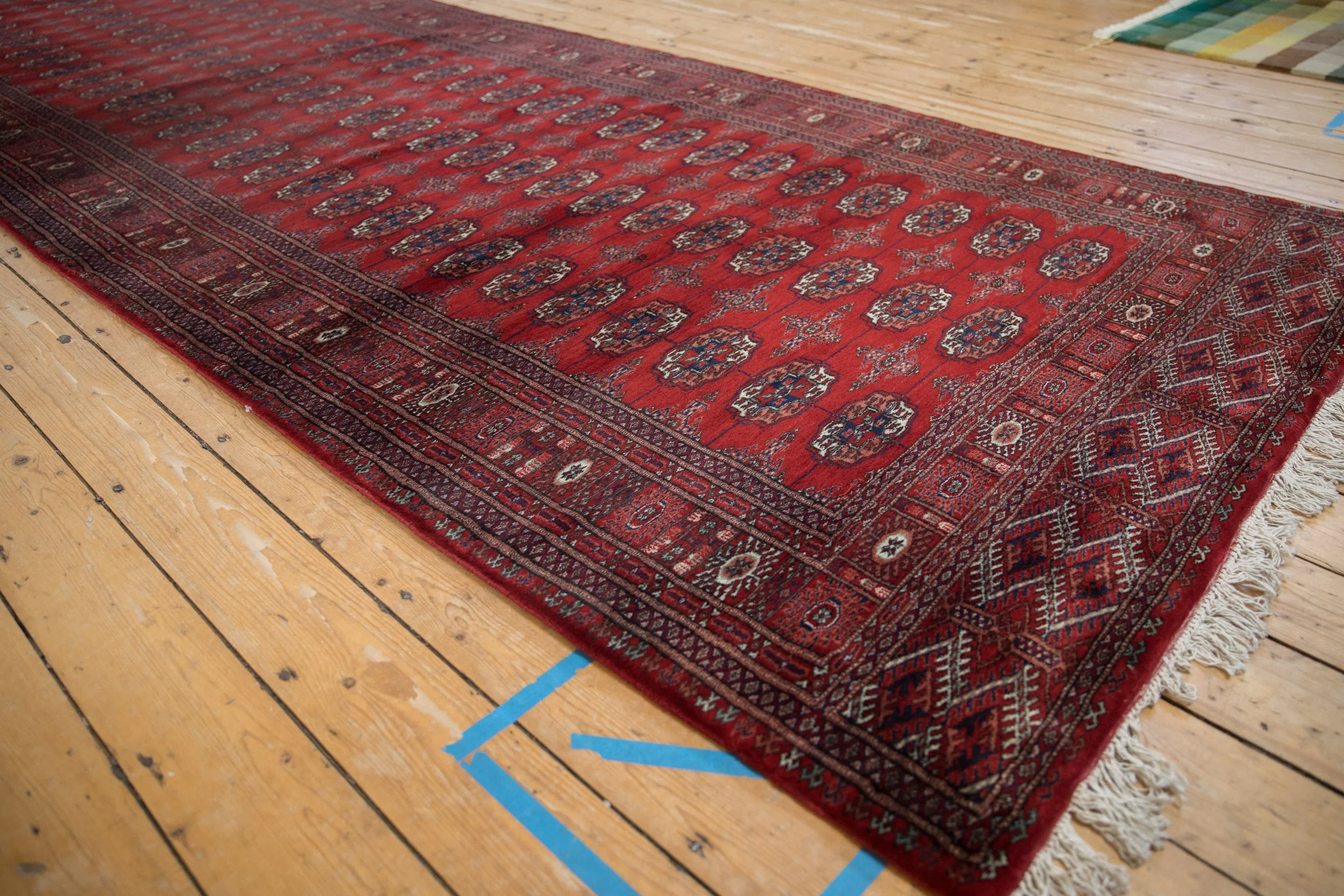 5x14 Vintage Fine Bokhara Rug Runner - Image 3