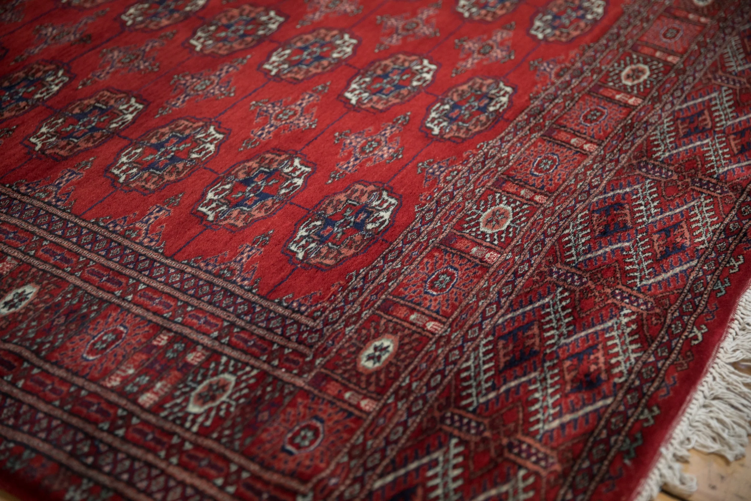 5x14 Vintage Fine Bokhara Rug Runner - Image 4