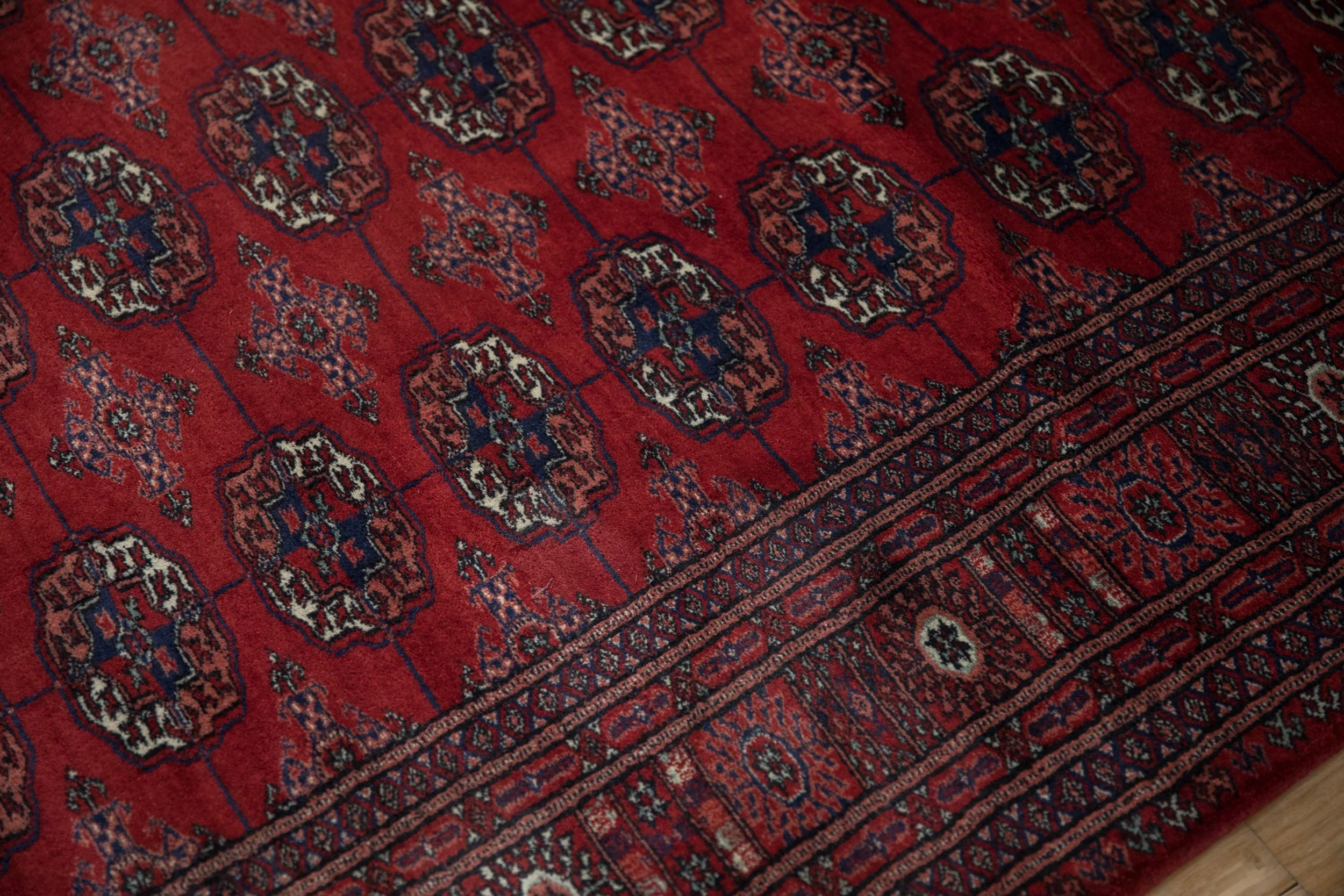 5x14 Vintage Fine Bokhara Rug Runner - Image 6