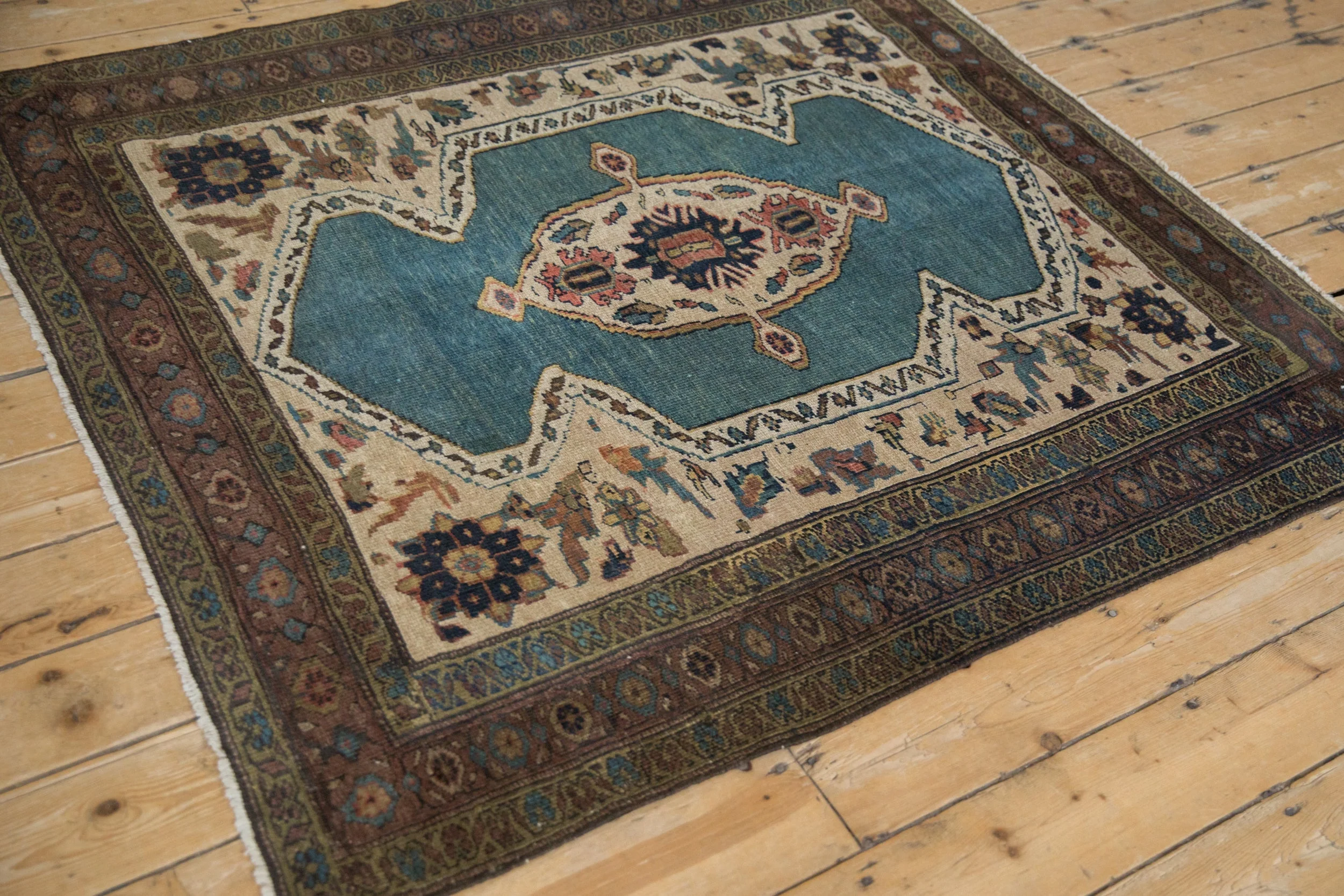 5x5 Vintage Bakshaish Square Rug - Image 6