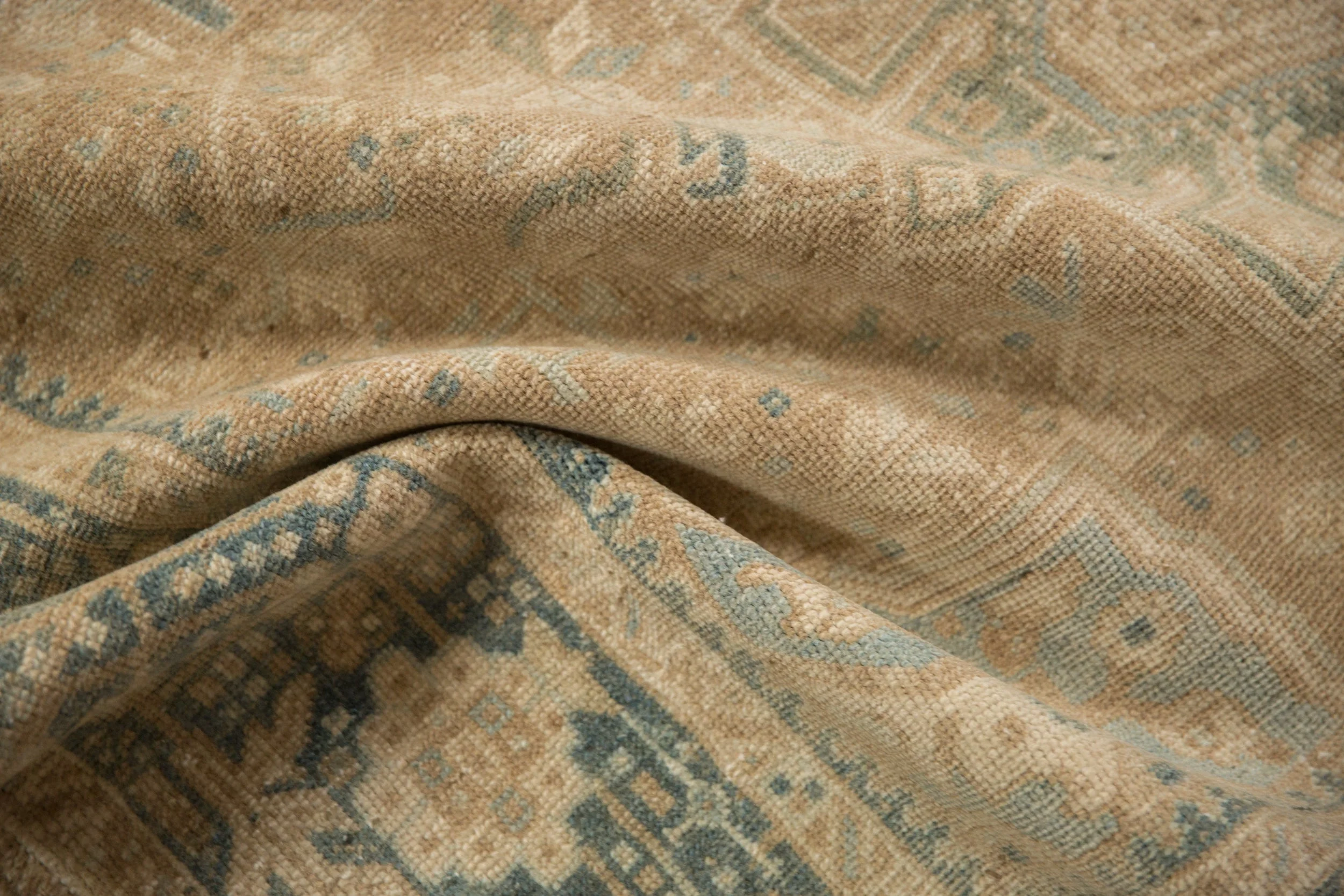 5x6.5 Vintage Distressed Karaja Rug - Image 11
