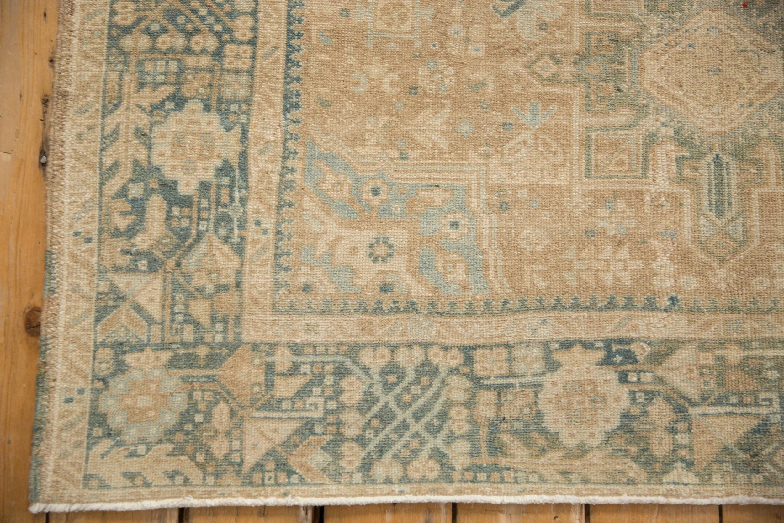 5x6.5 Vintage Distressed Karaja Rug - Image 6
