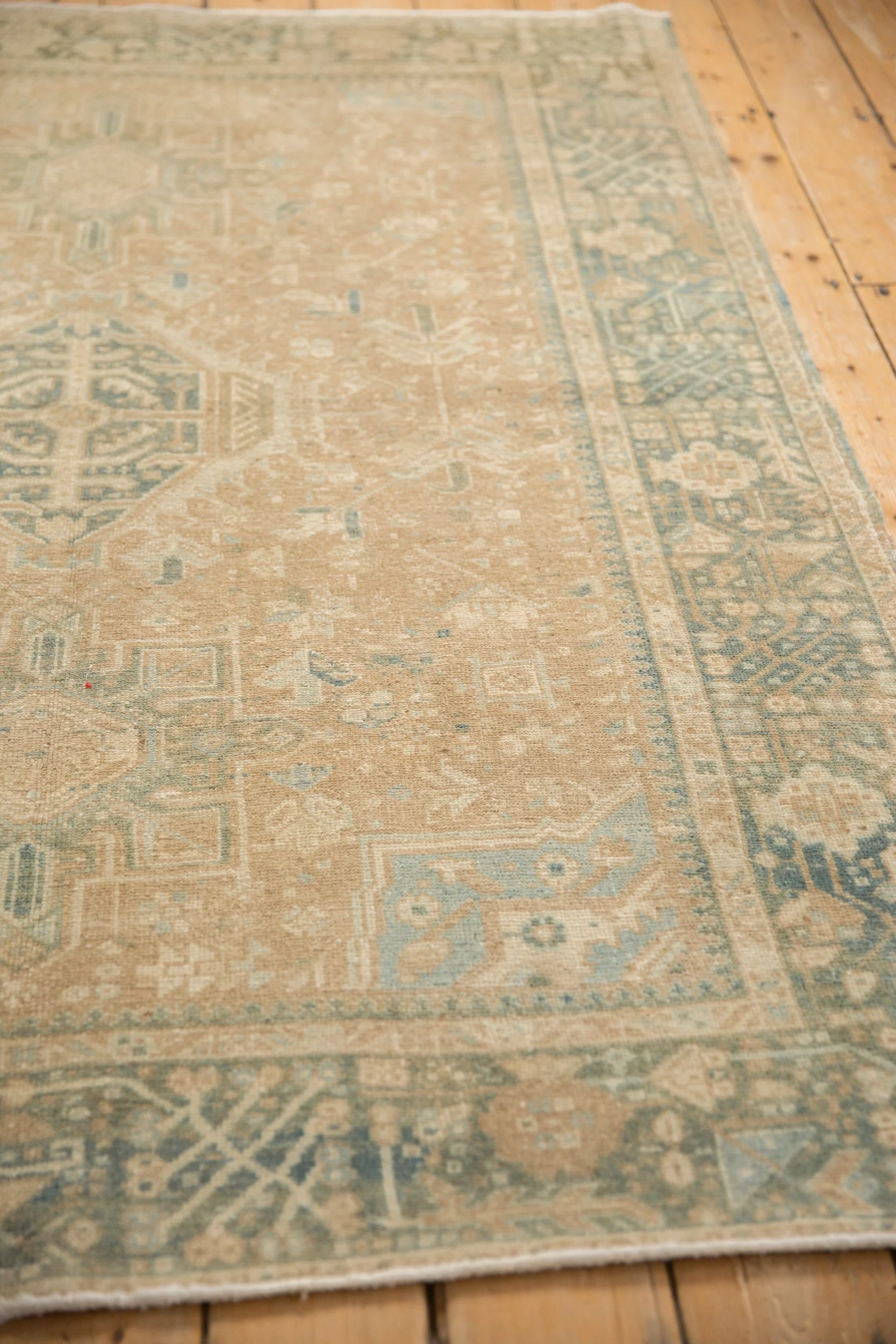 5x6.5 Vintage Distressed Karaja Rug - Image 8