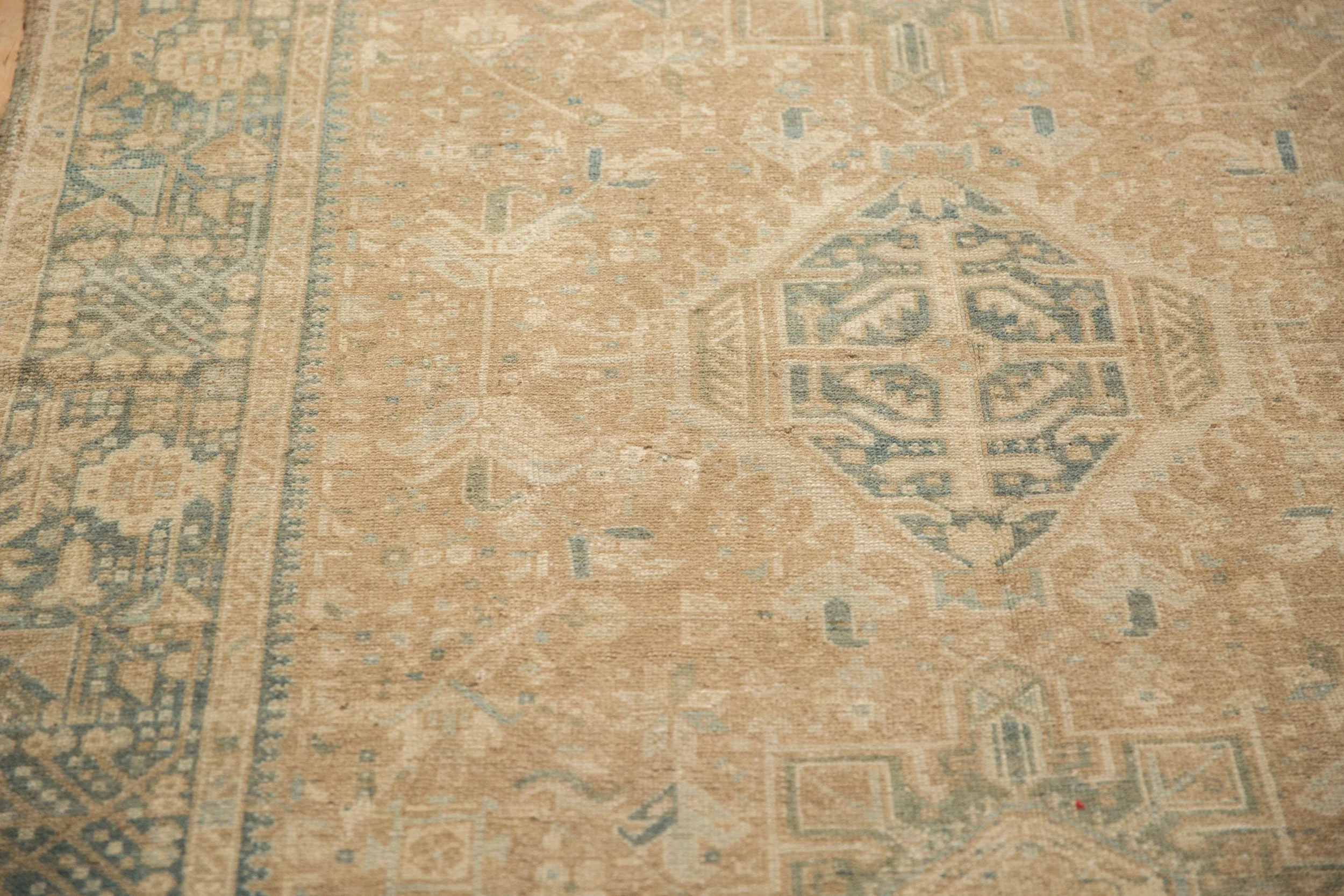 5x6.5 Vintage Distressed Karaja Rug - Image 9