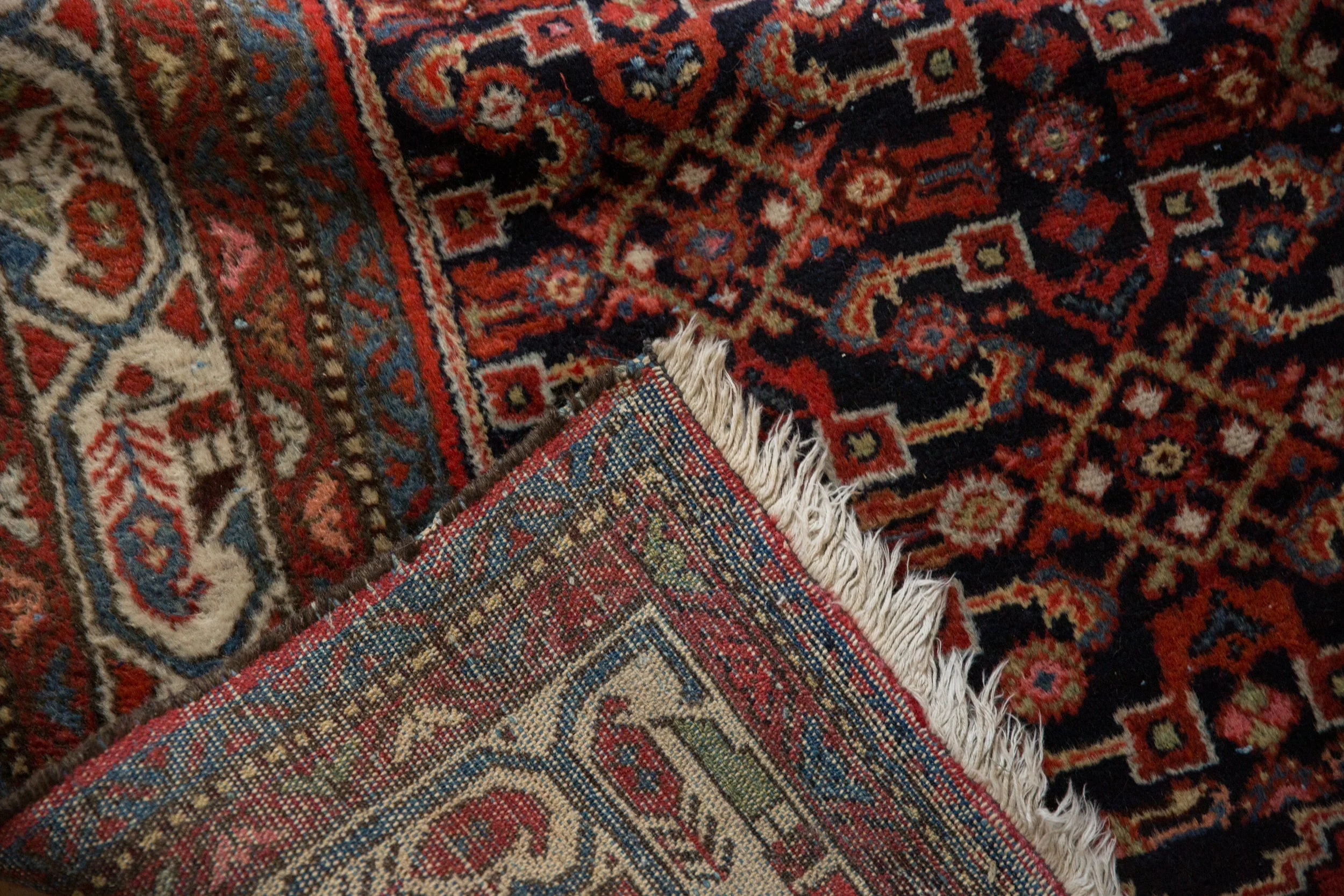 5x6.5 Vintage Hamadan Rug - Image 11