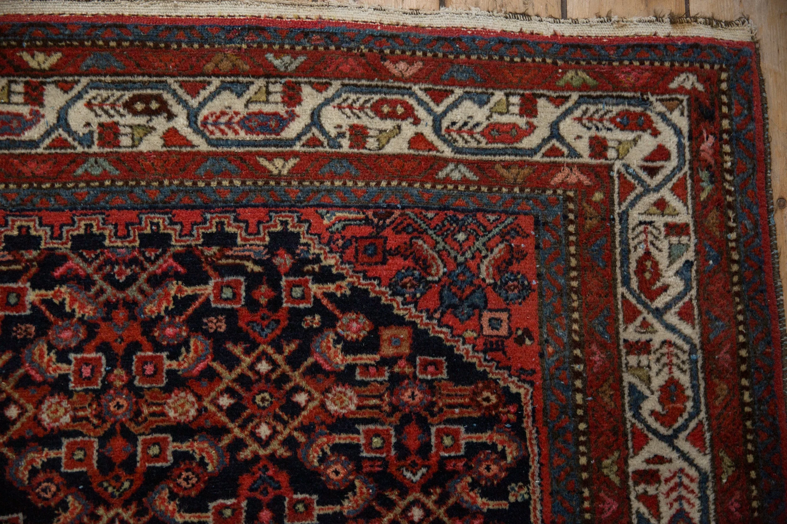 5x6.5 Vintage Hamadan Rug - Image 3