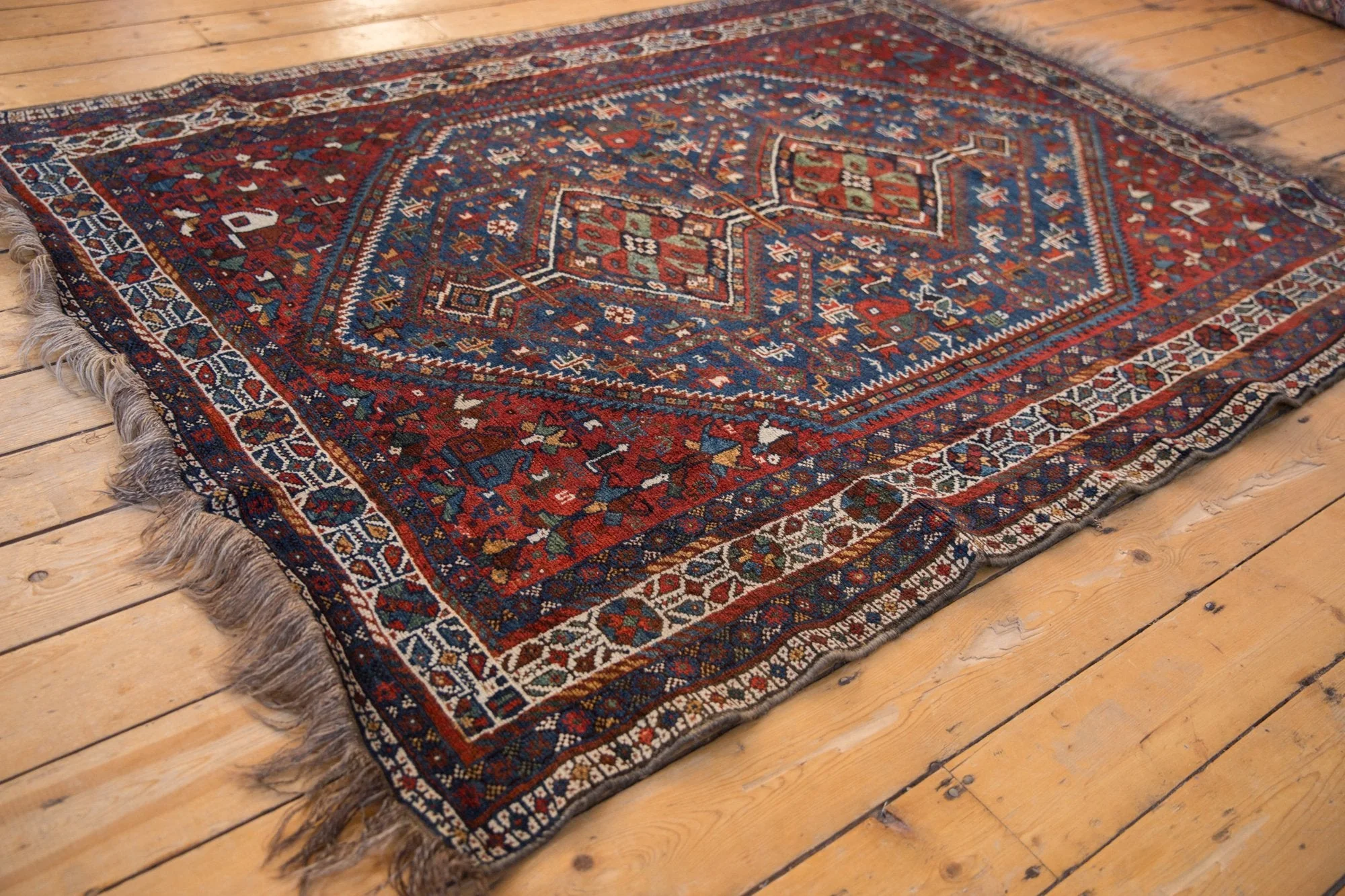 5x6.5 Vintage Shiraz Rug - Image 3
