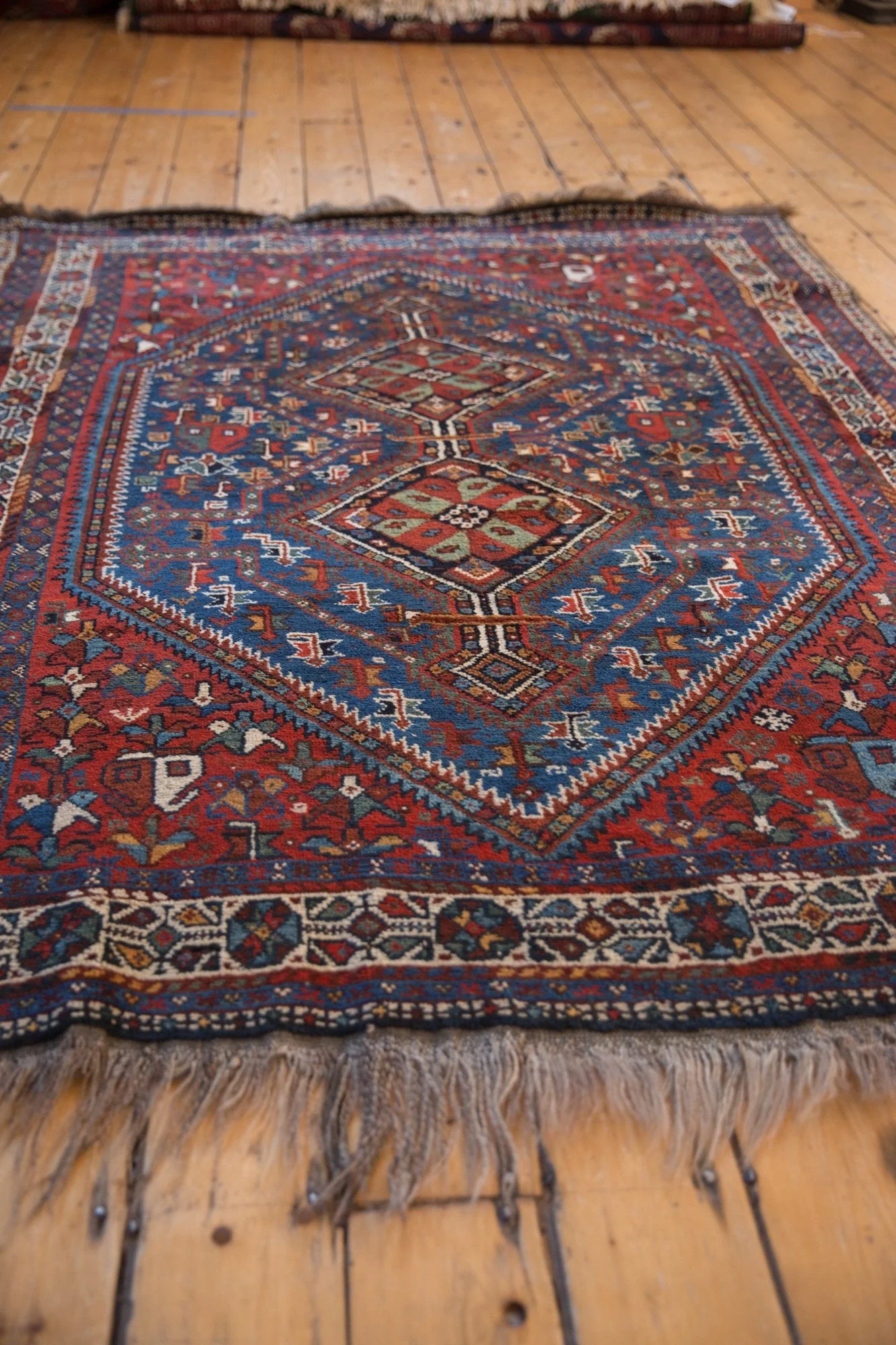 5x6.5 Vintage Shiraz Rug - Image 6