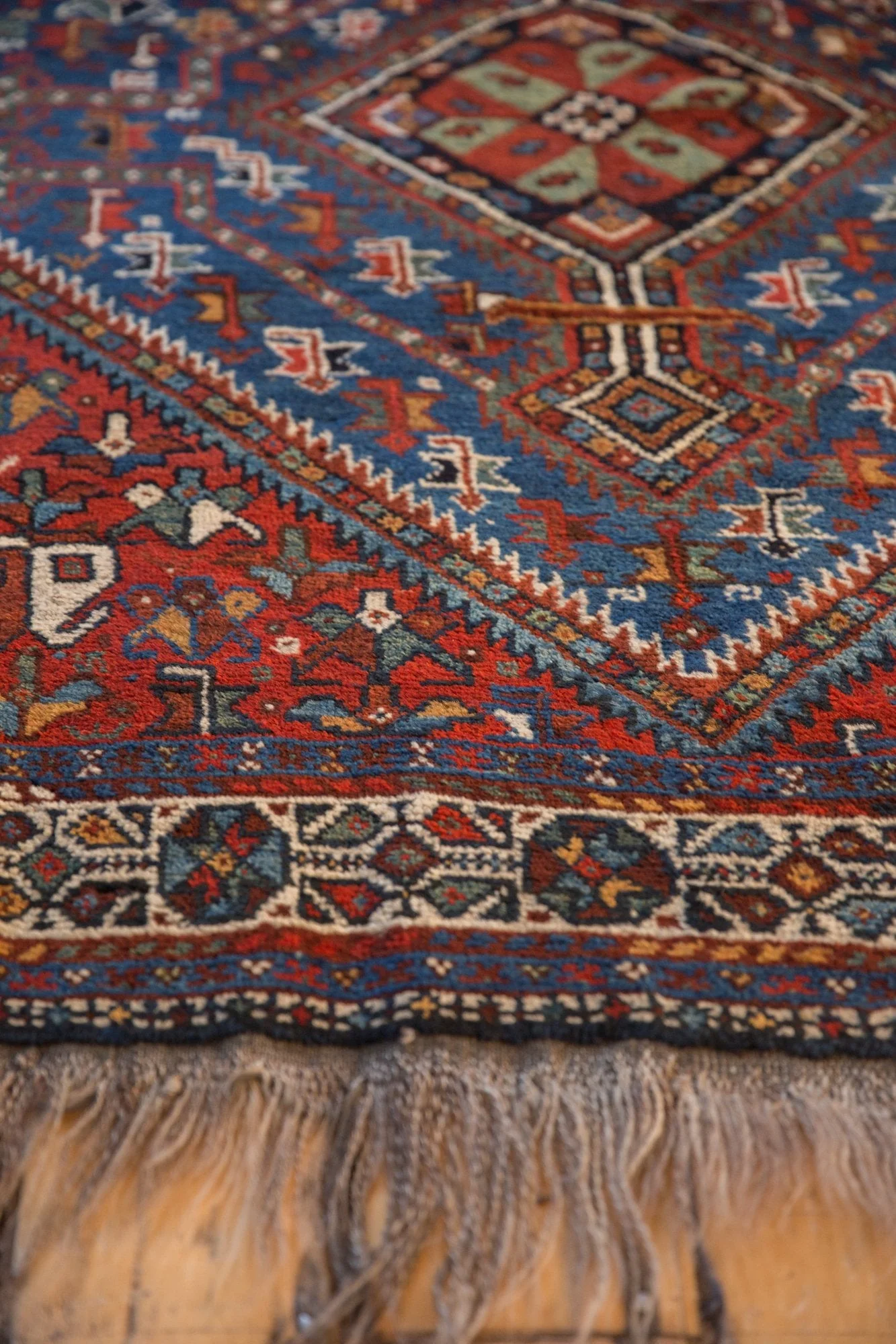 5x6.5 Vintage Shiraz Rug - Image 7