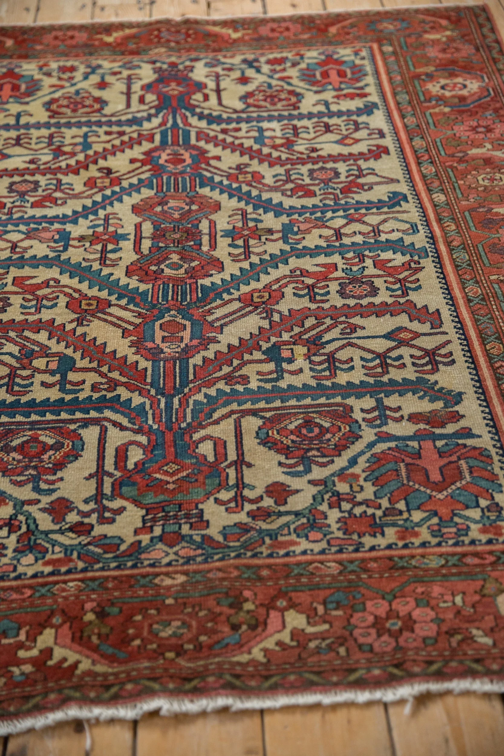 5x6 Antique Fine Malayer Square Rug - Image 6