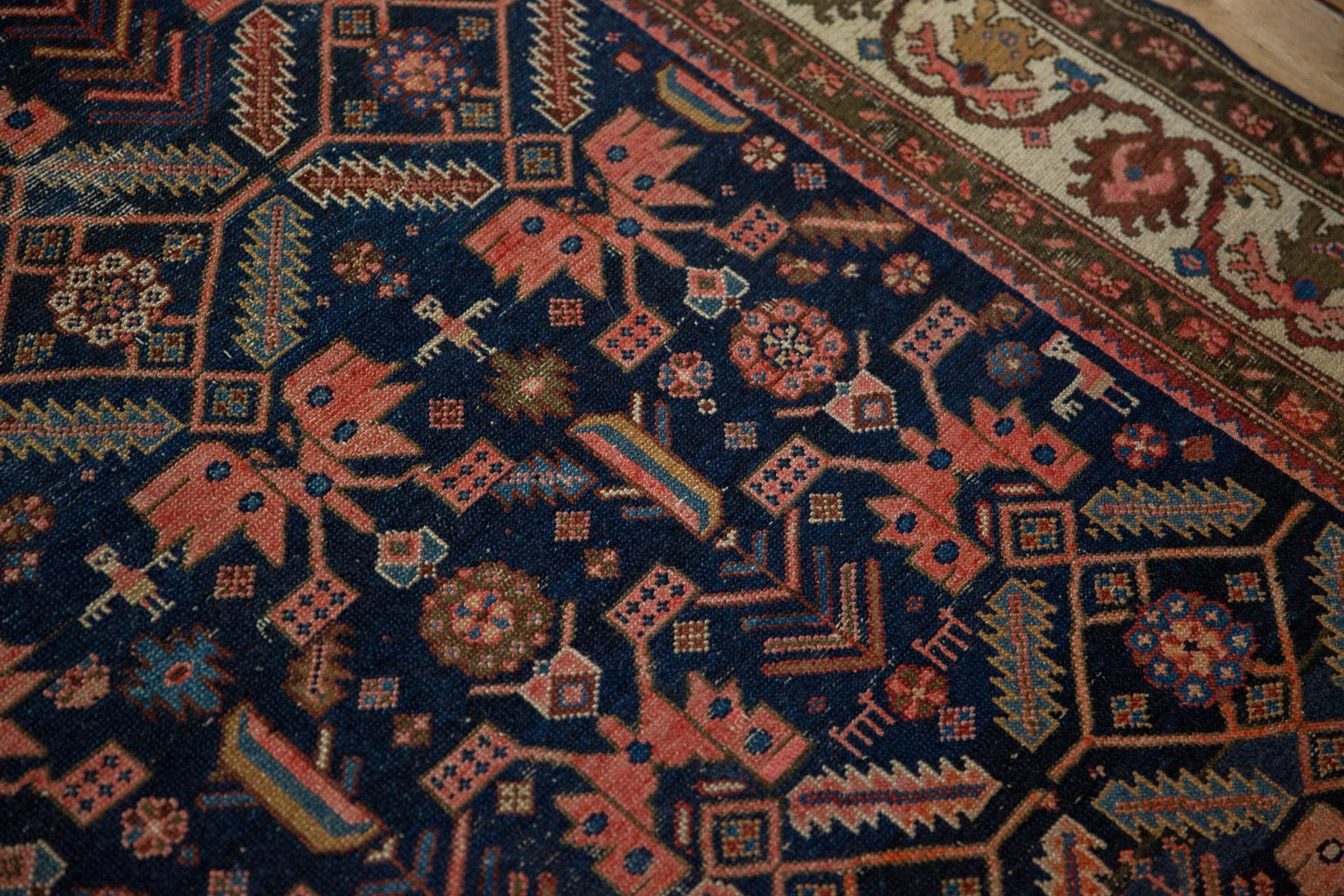 5x6 Antique Malayer Square Rug - Image 10