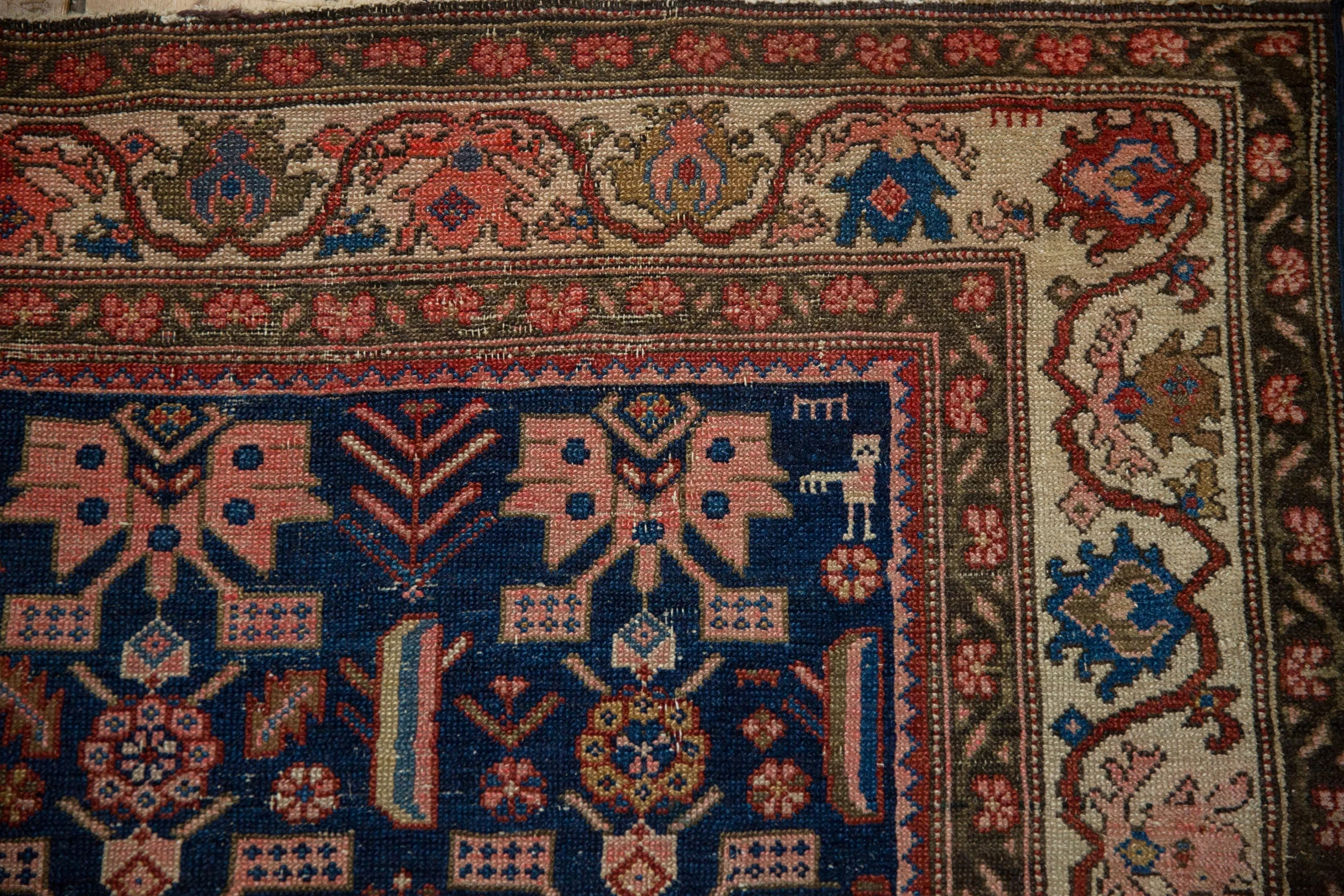 5x6 Antique Malayer Square Rug - Image 3