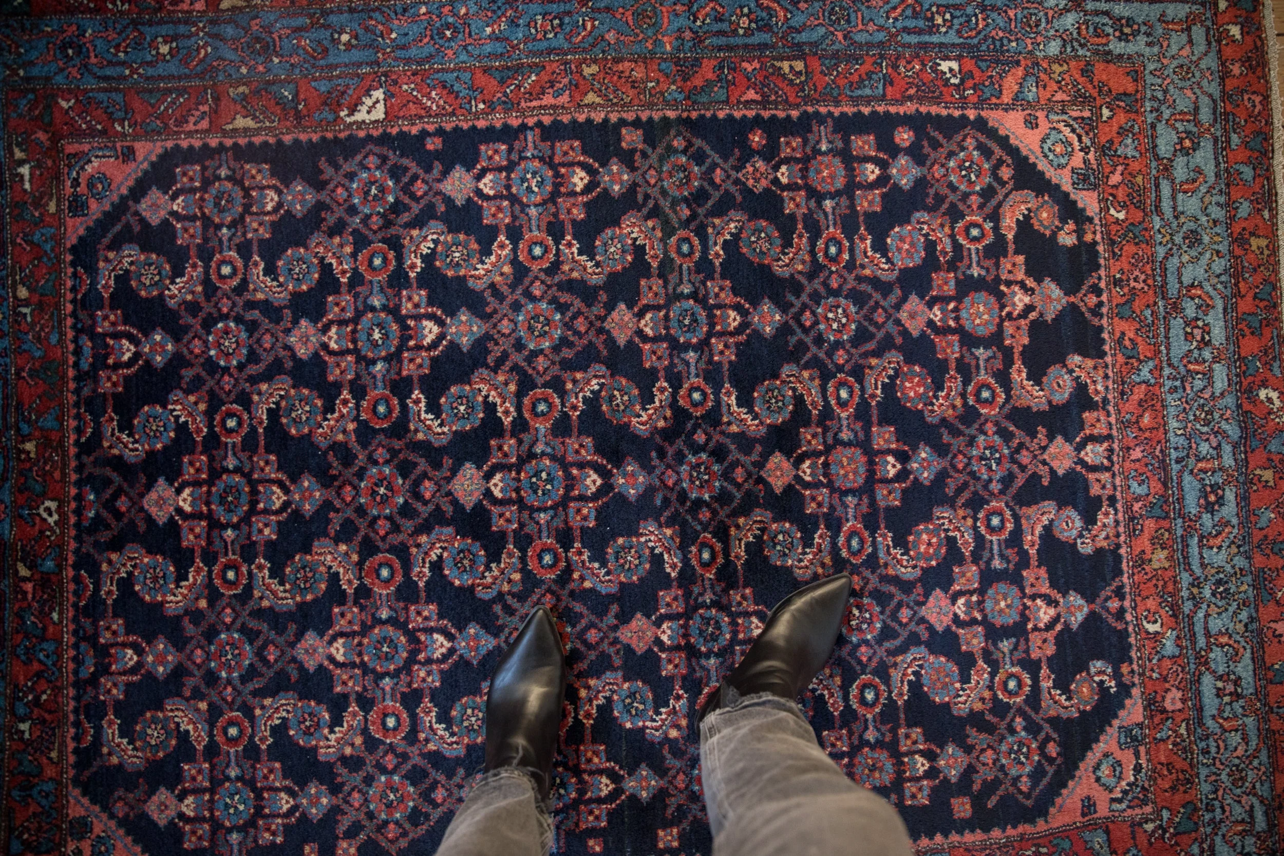 5x6 Vintage Engelas Square Rug - Image 2
