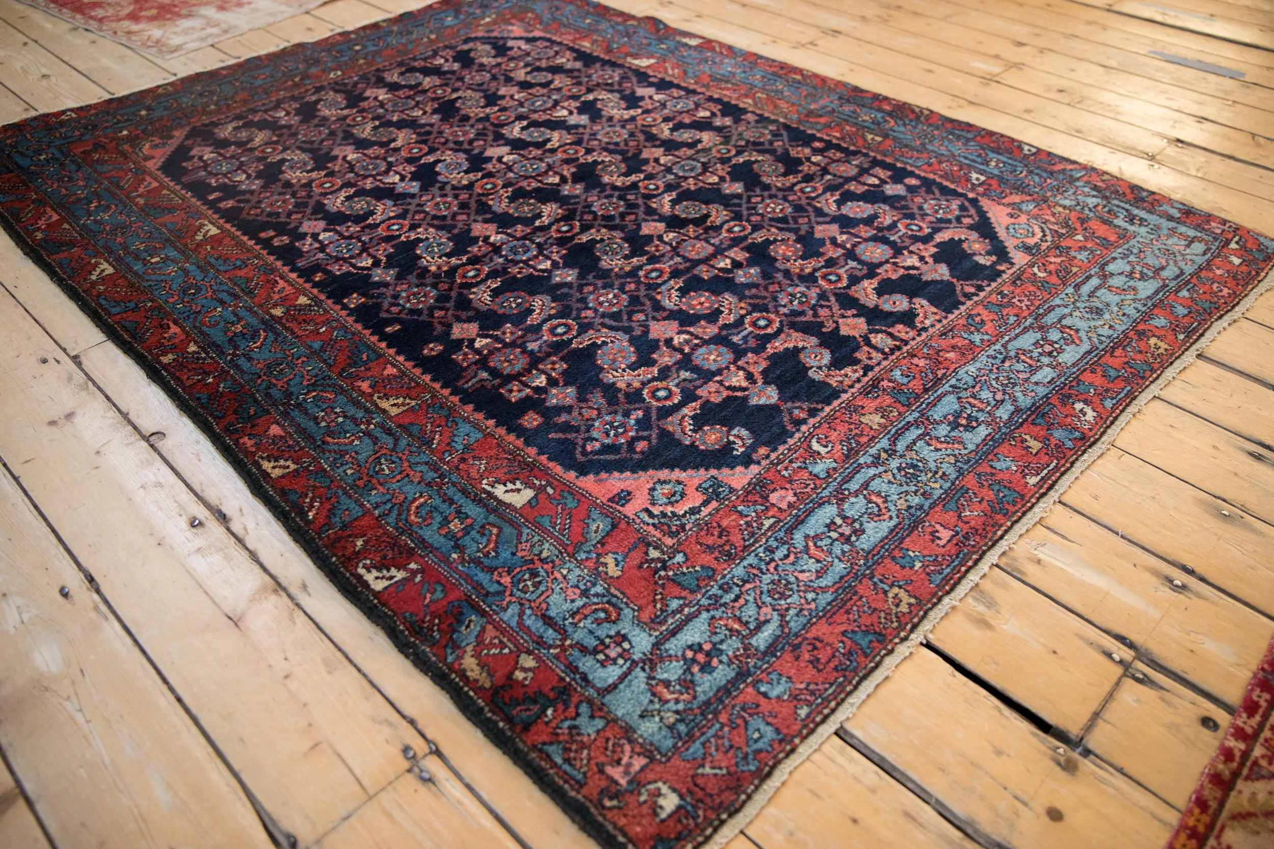 5x6 Vintage Engelas Square Rug - Image 4