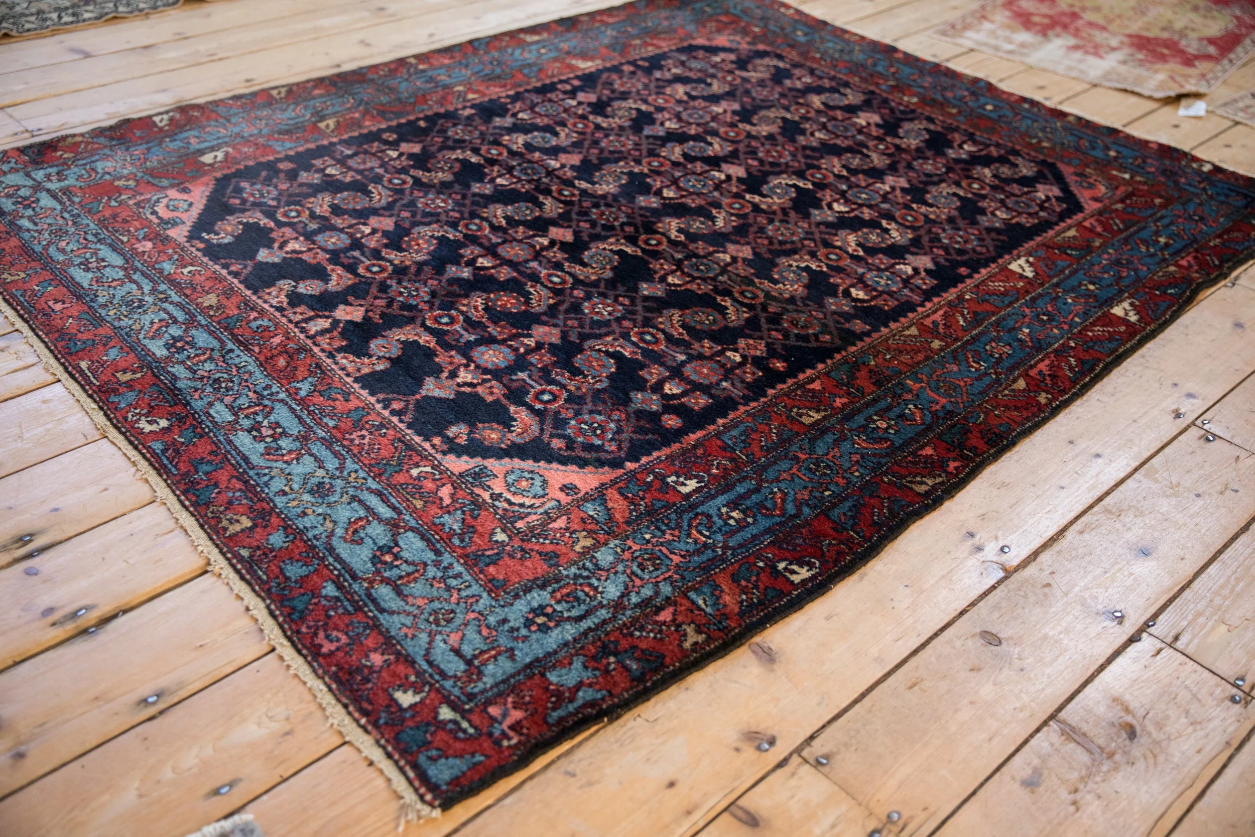 5x6 Vintage Engelas Square Rug - Image 6