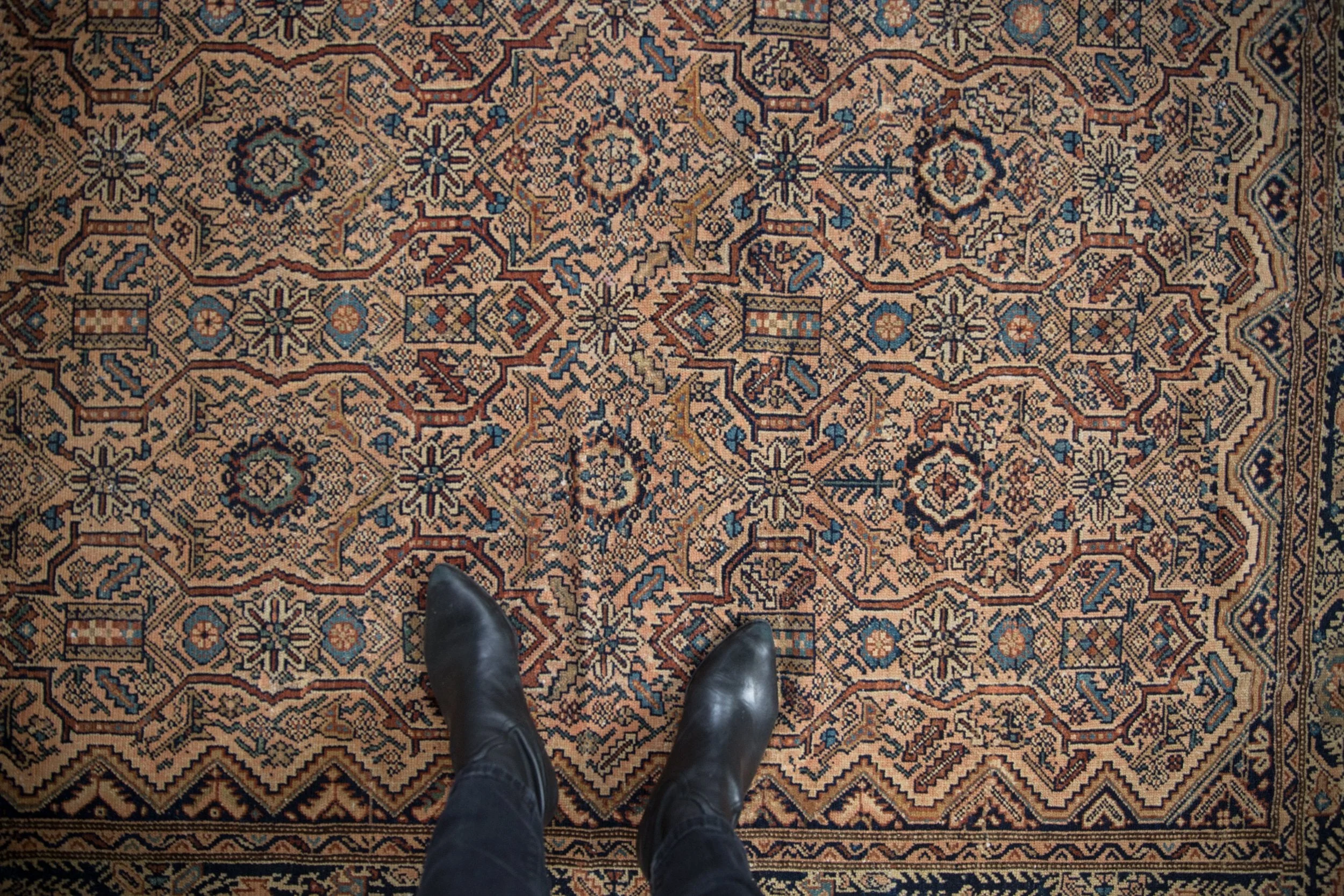 5x6 Vintage Fine Malayer Square Rug - Image 3