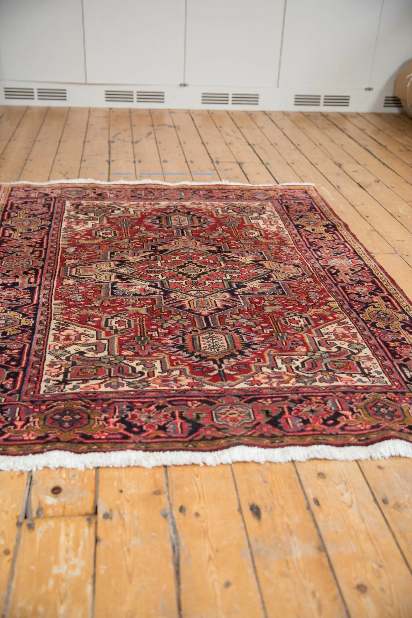 5x6 Vintage Heriz Square Rug - Image 6