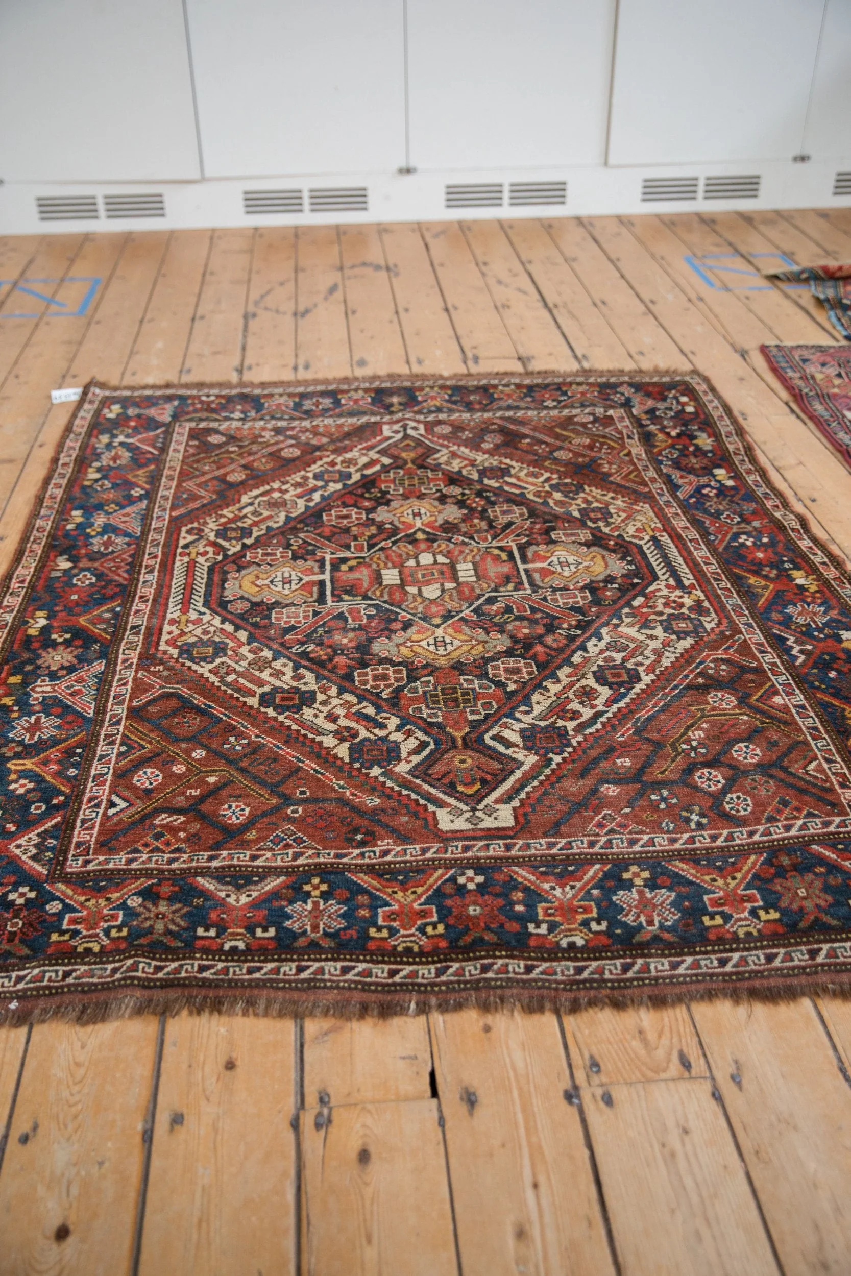 RESERVED 5x6 Vintage Kamseh Square Rug - Image 7