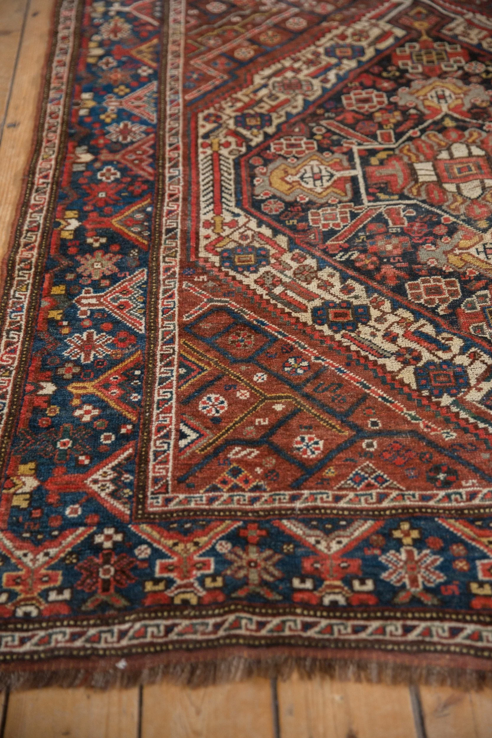 RESERVED 5x6 Vintage Kamseh Square Rug - Image 8