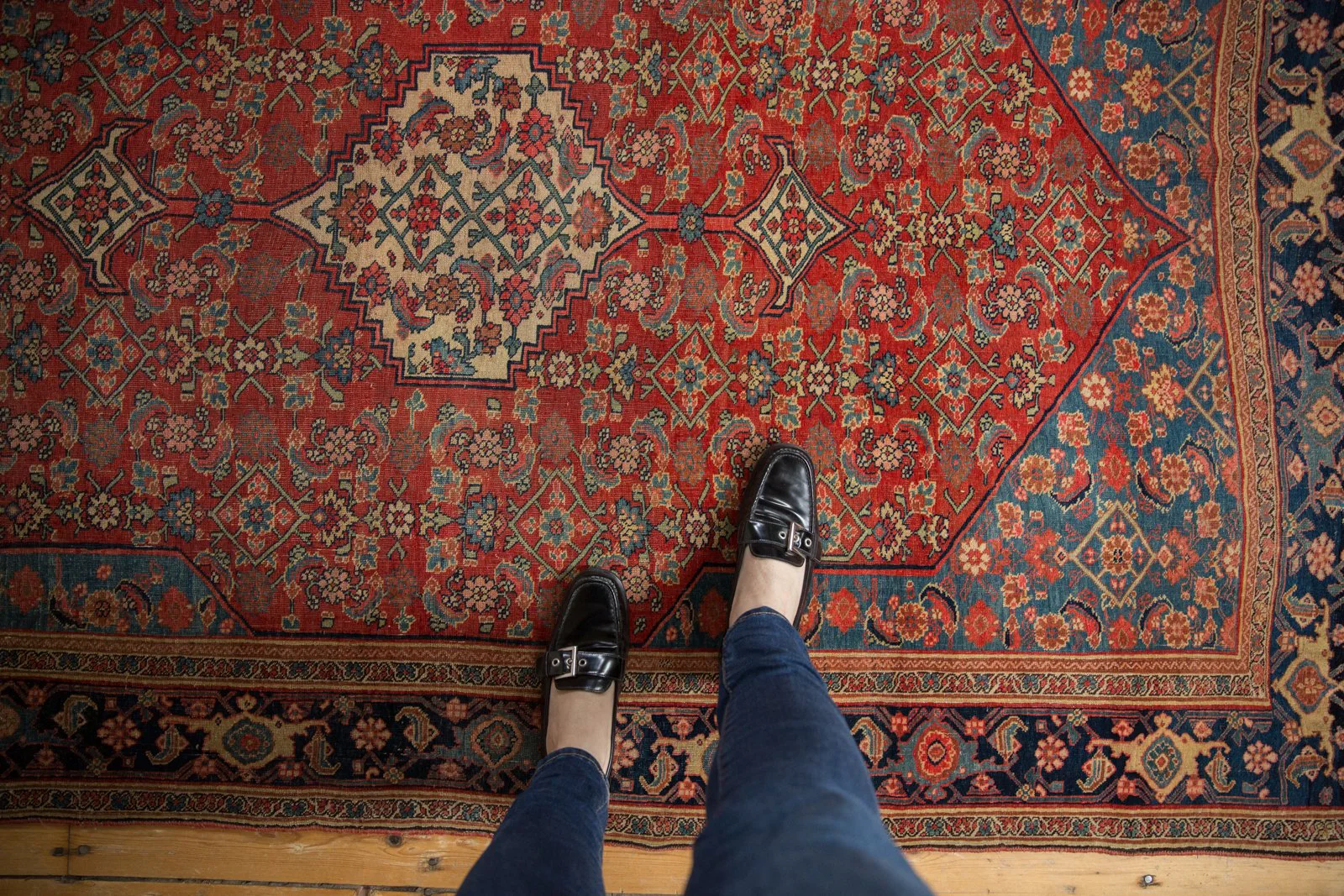 5x7.5 Antique Bijar Rug - Image 2
