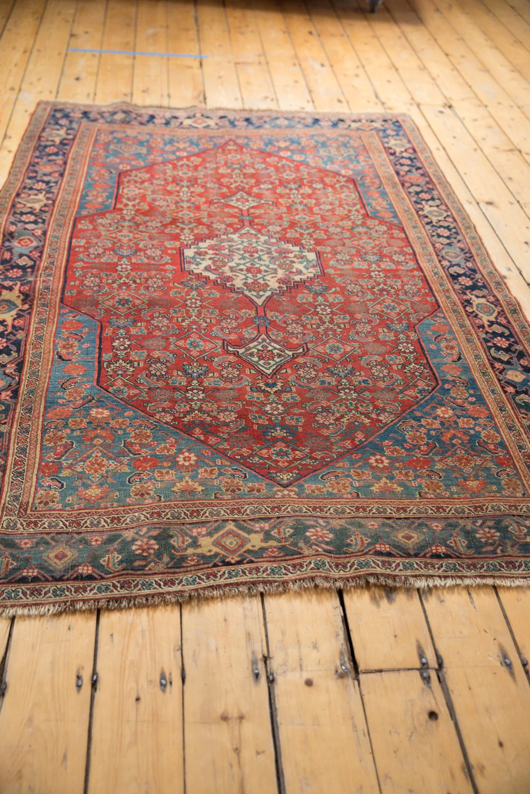 5x7.5 Antique Bijar Rug - Image 7