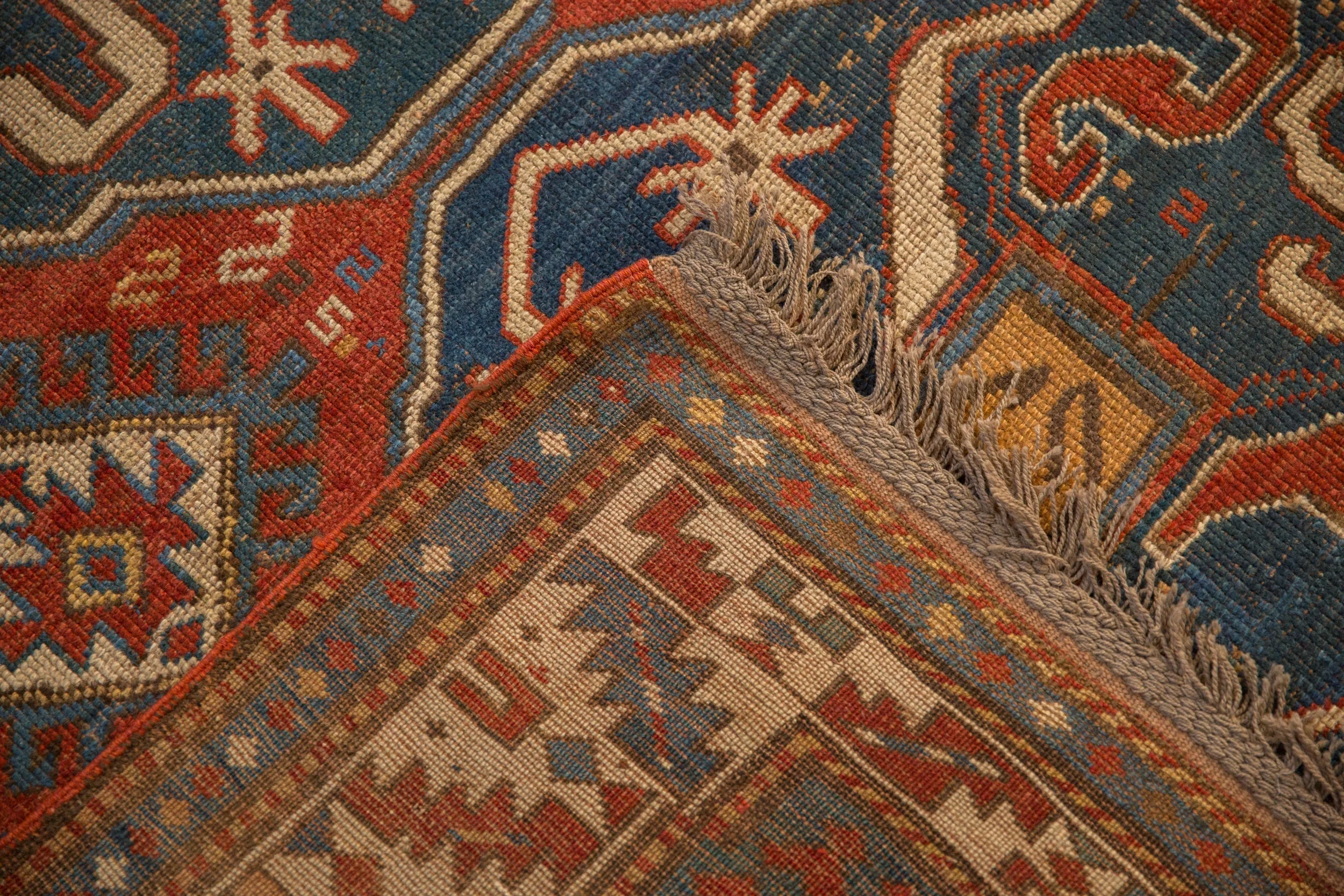 5x7.5 Antique Kazak Rug - Image 12