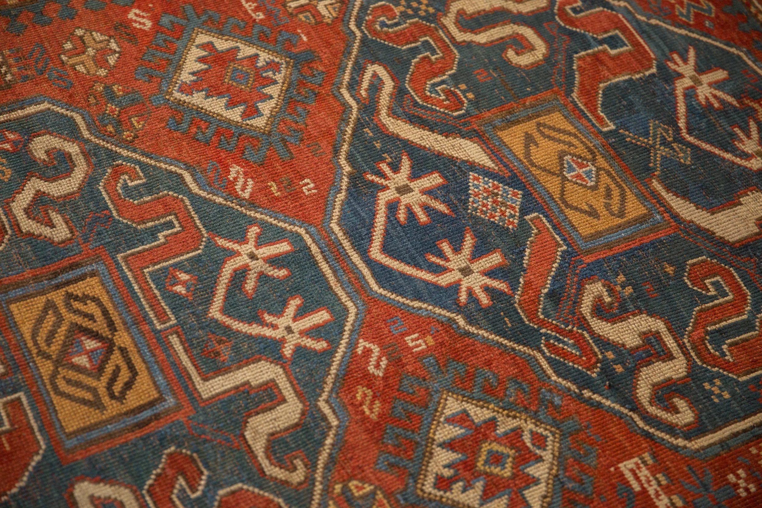 5x7.5 Antique Kazak Rug - Image 7