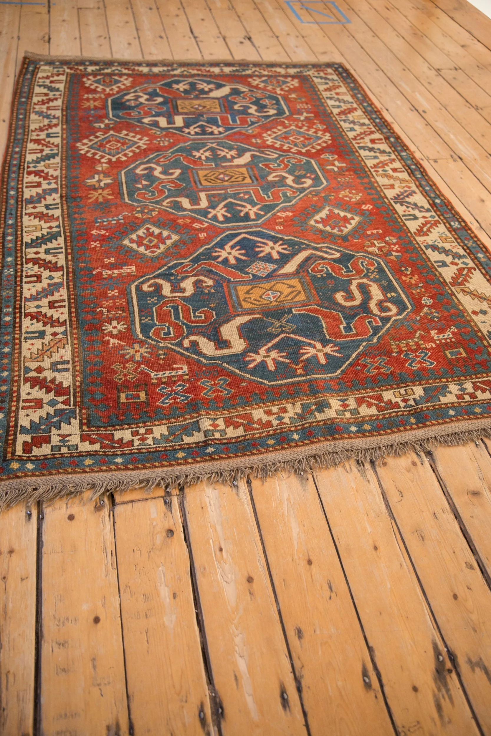 5x7.5 Antique Kazak Rug - Image 8
