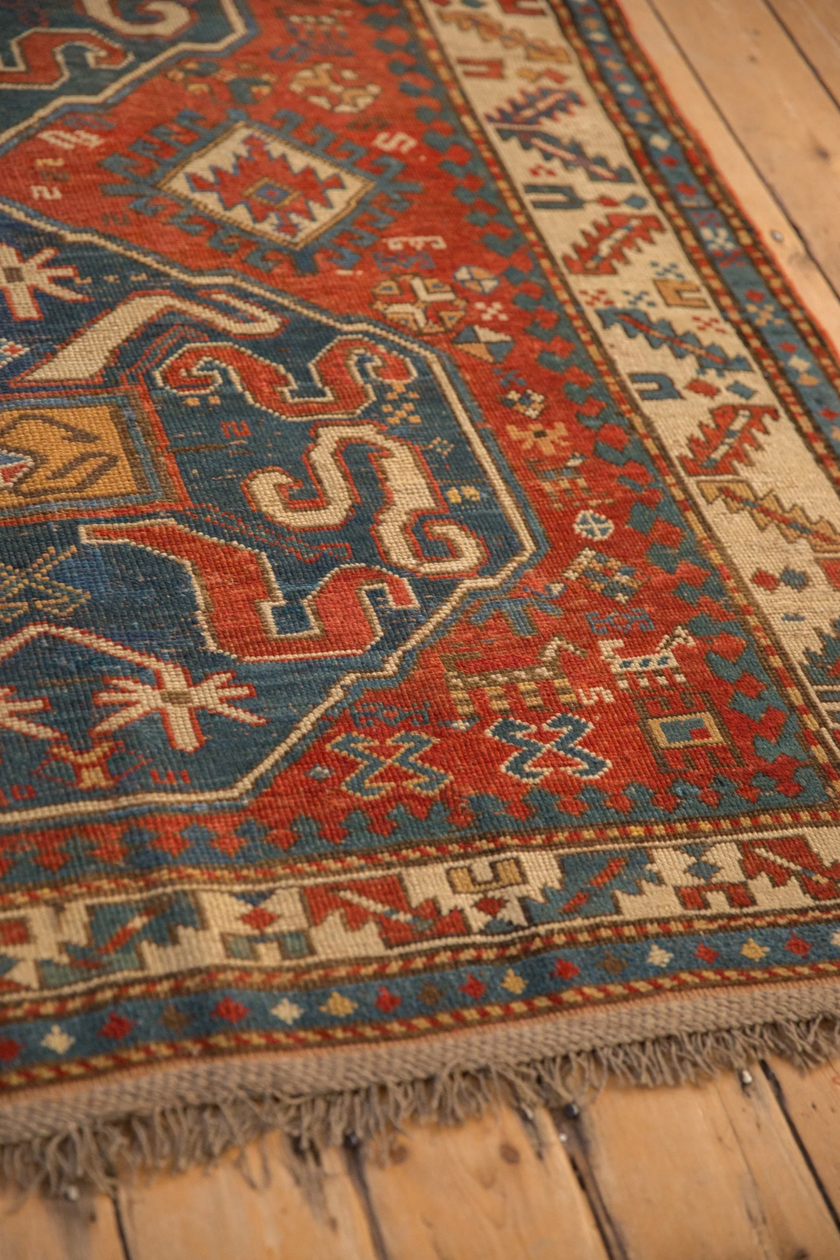 5x7.5 Antique Kazak Rug - Image 9