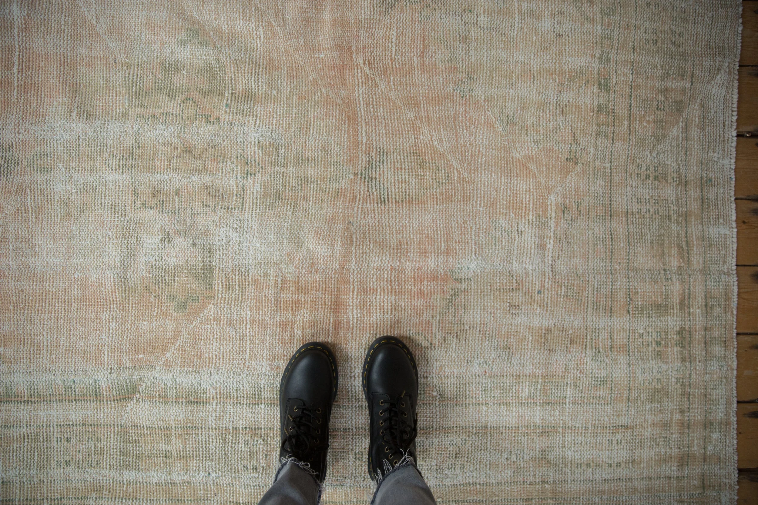 5x7.5 Vintage Distressed Oushak Rug - Image 2