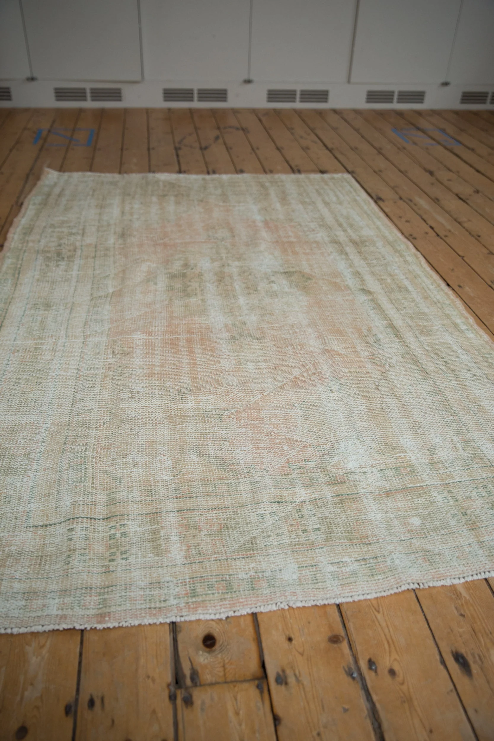 5x7.5 Vintage Distressed Oushak Rug - Image 7