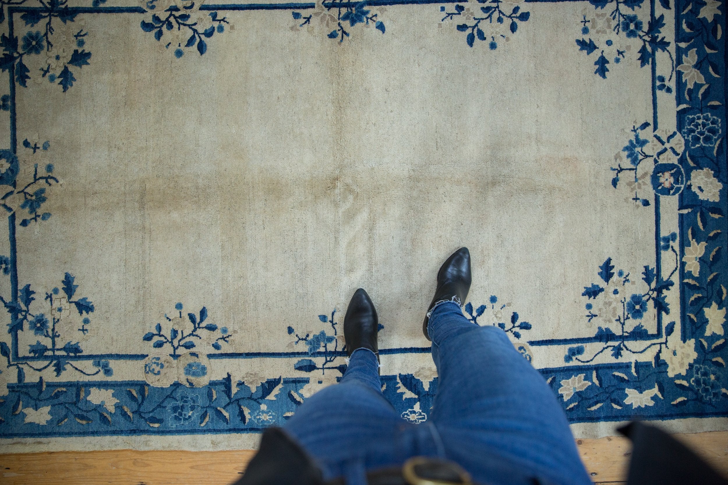 5x7.5 Vintage Peking Rug - Image 2