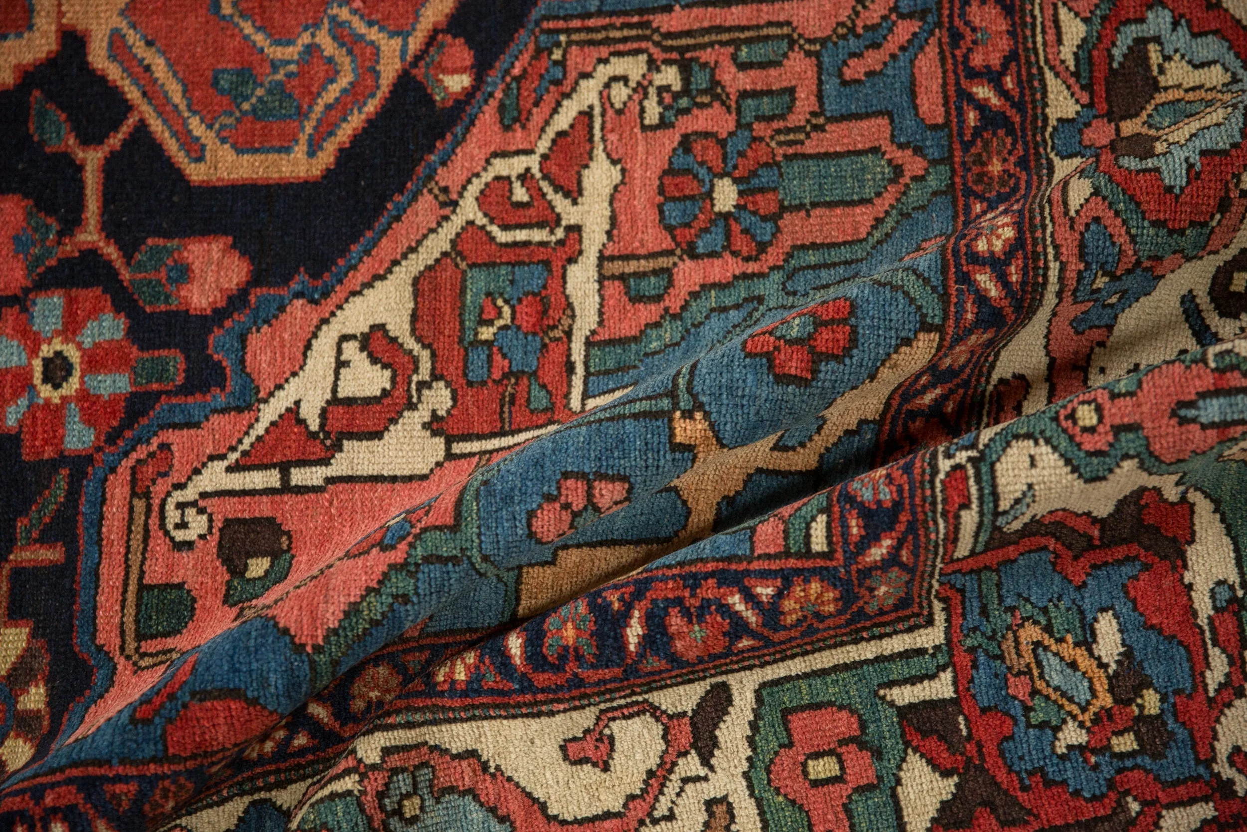 5x7 Vintage Bakhtiari Rug - Image 10