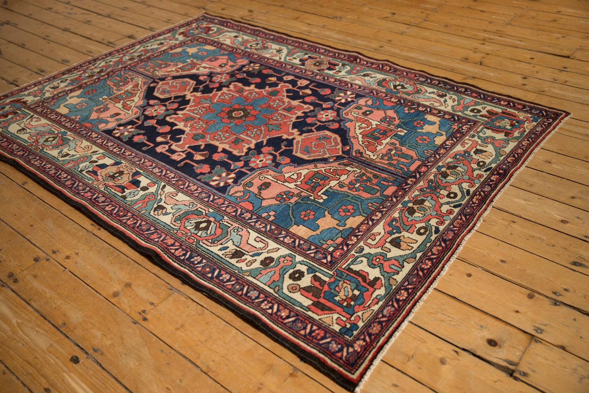 5x7 Vintage Bakhtiari Rug - Image 4
