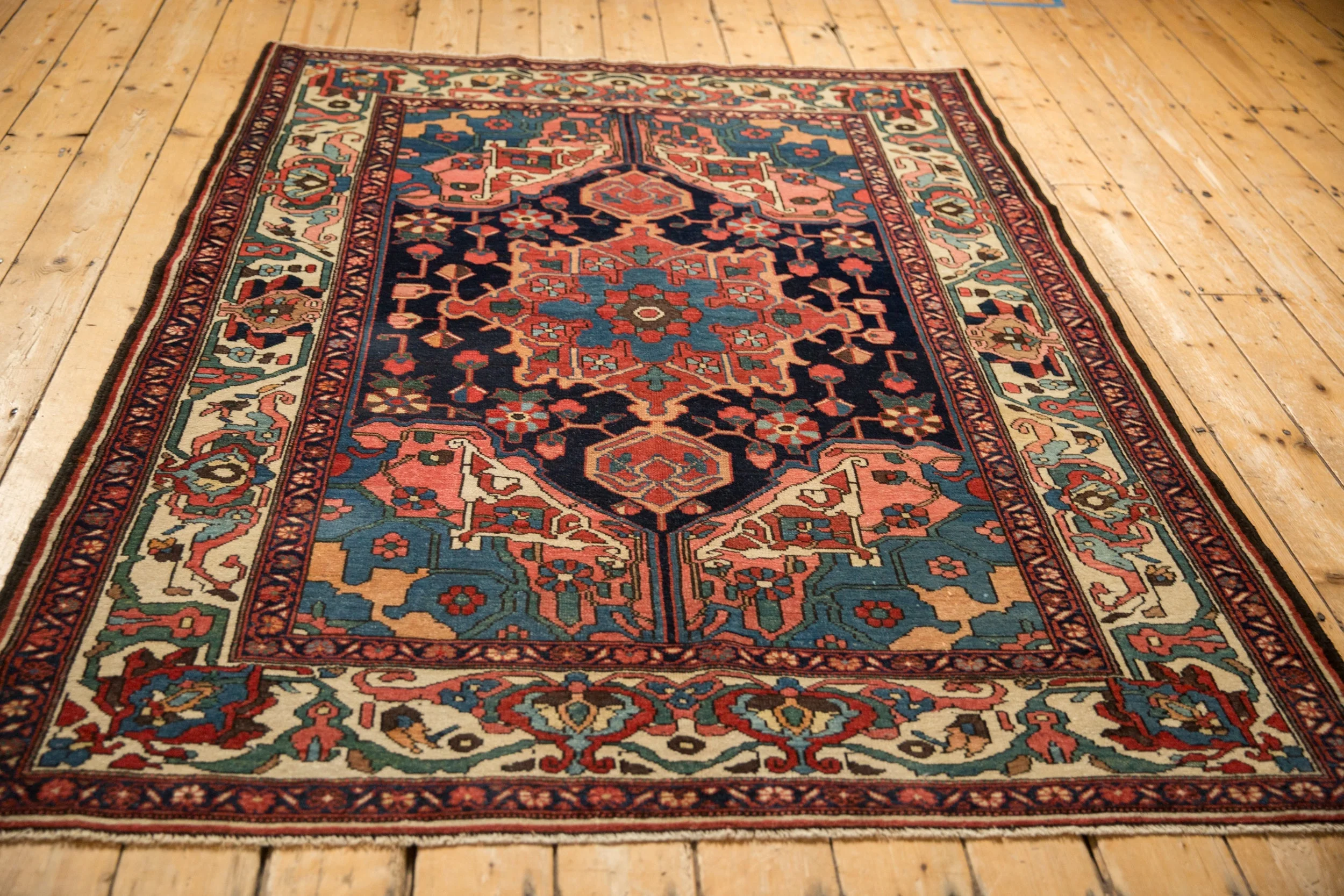 5x7 Vintage Bakhtiari Rug - Image 7