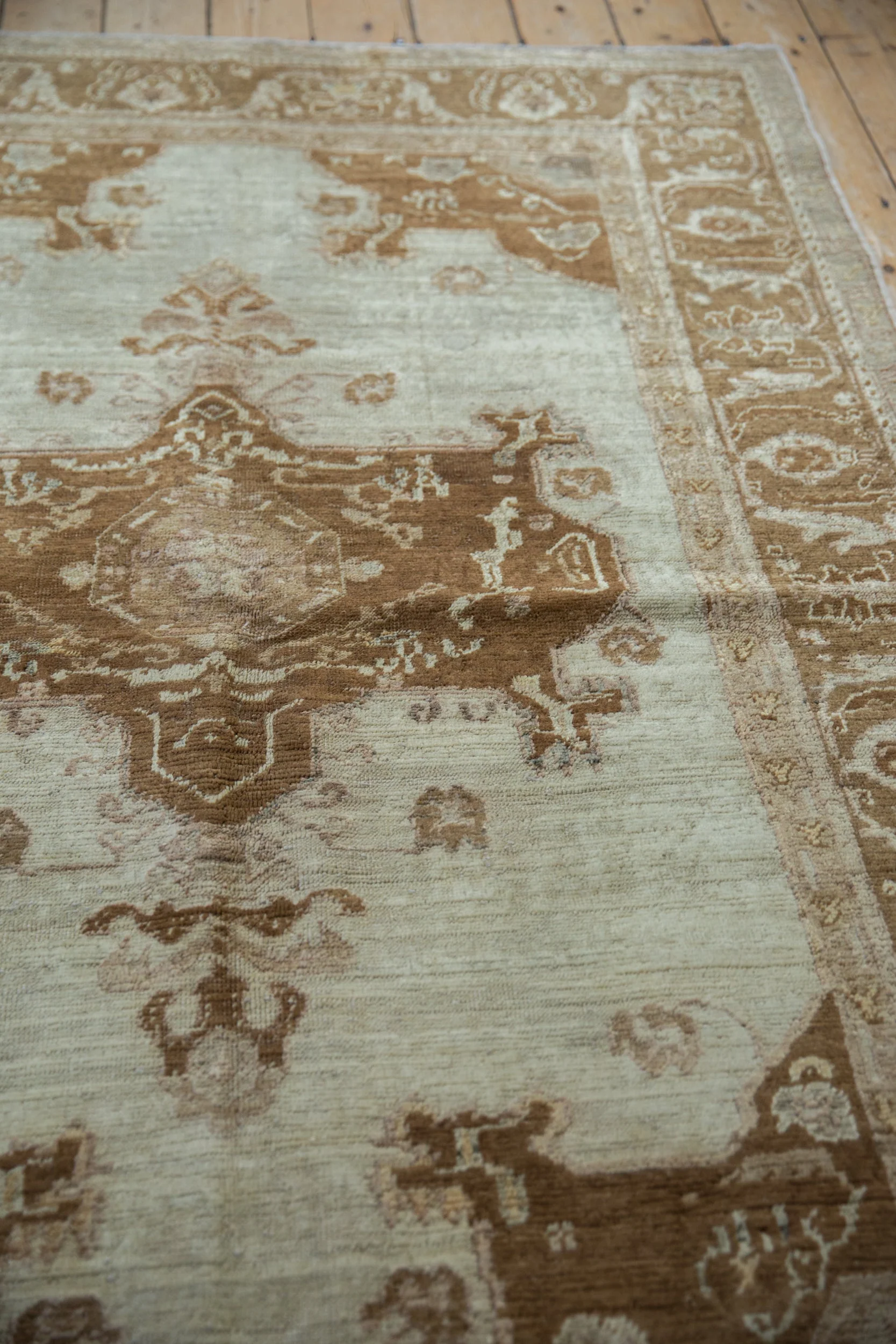 5x7 Vintage Distressed Oushak Rug - Image 5