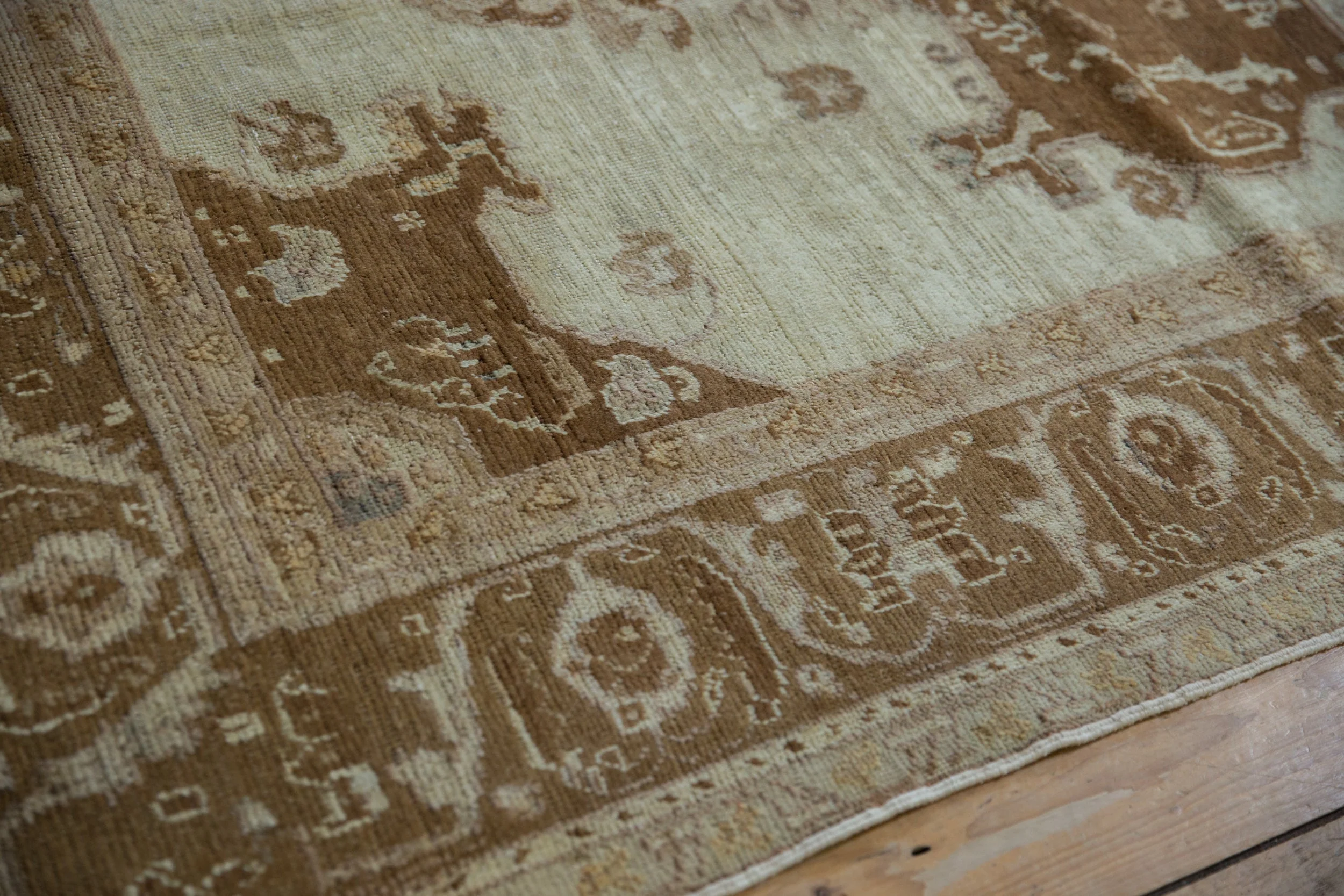 5x7 Vintage Distressed Oushak Rug - Image 7