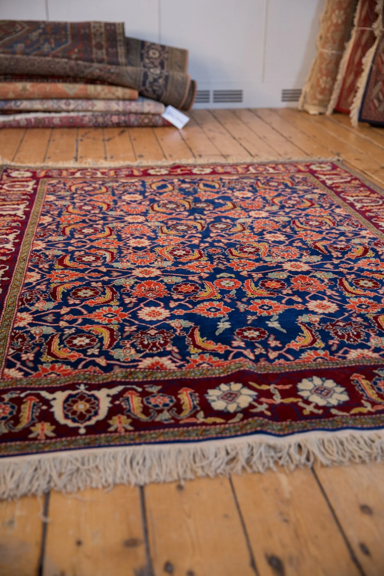 5x7 Vintage Fine Russian Bijar Design Rug - Image 3