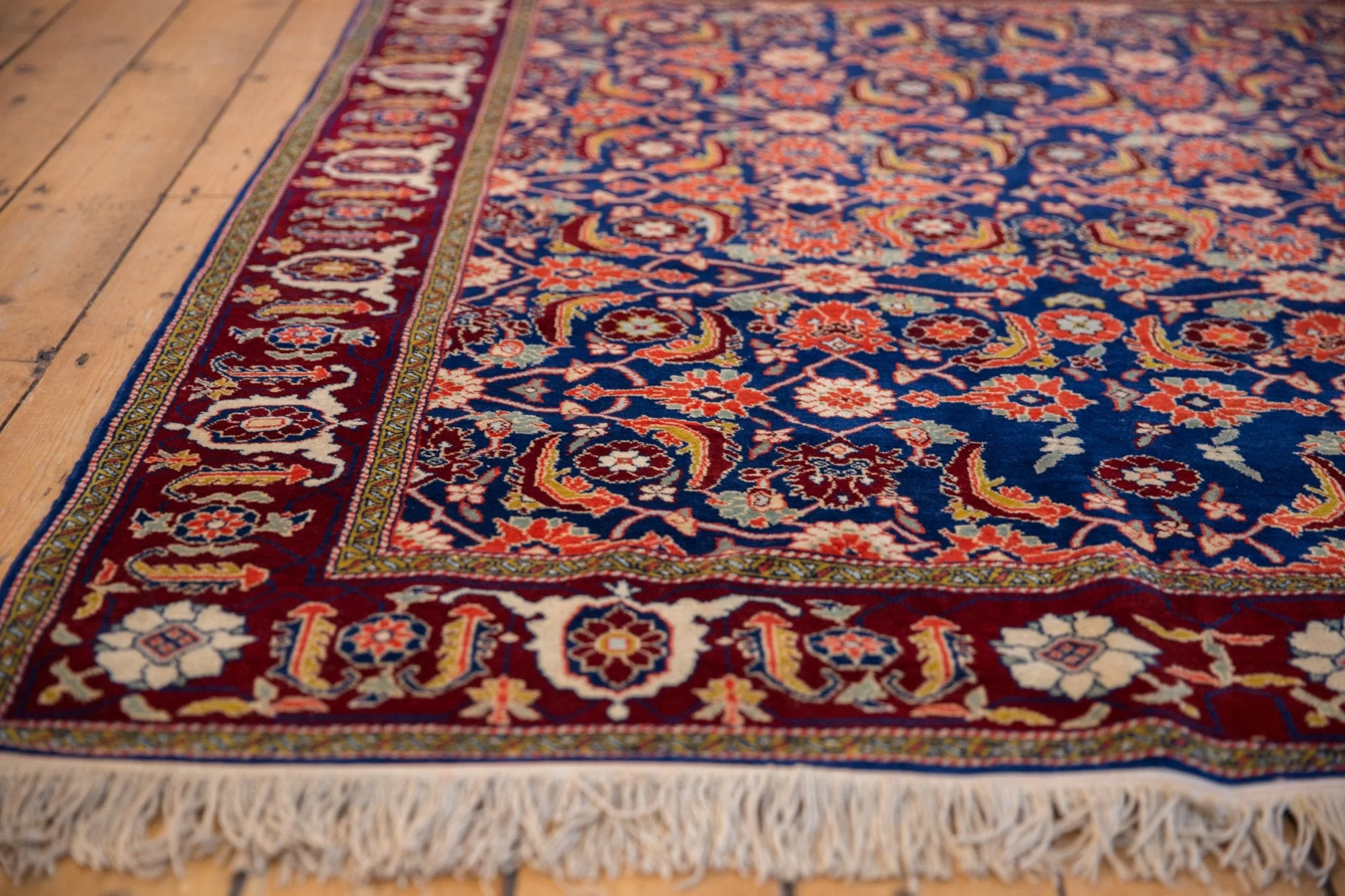 5x7 Vintage Fine Russian Bijar Design Rug - Image 4